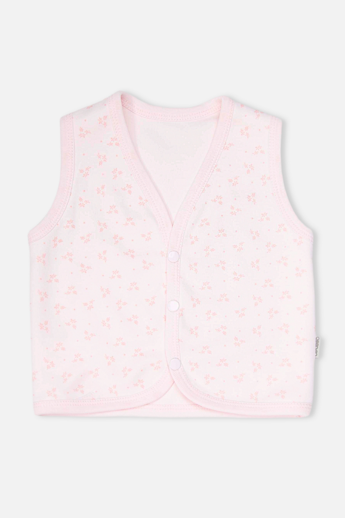 İNTERLOK YELEK (CUTE GIRL) PEMBE
