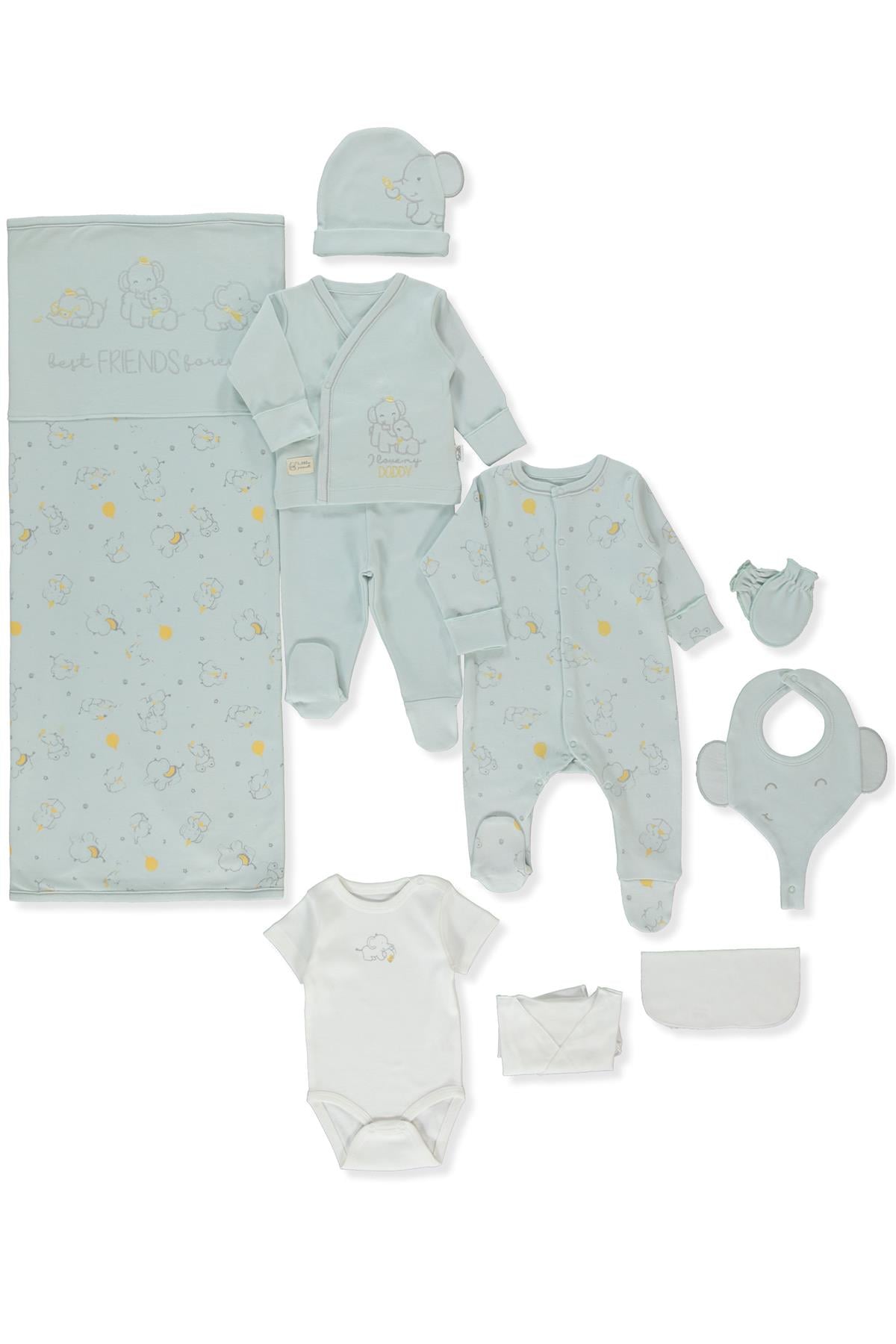 İNTERLOK ZIBIN SET 10LU (LITTLE ELEPHANT) MİNT