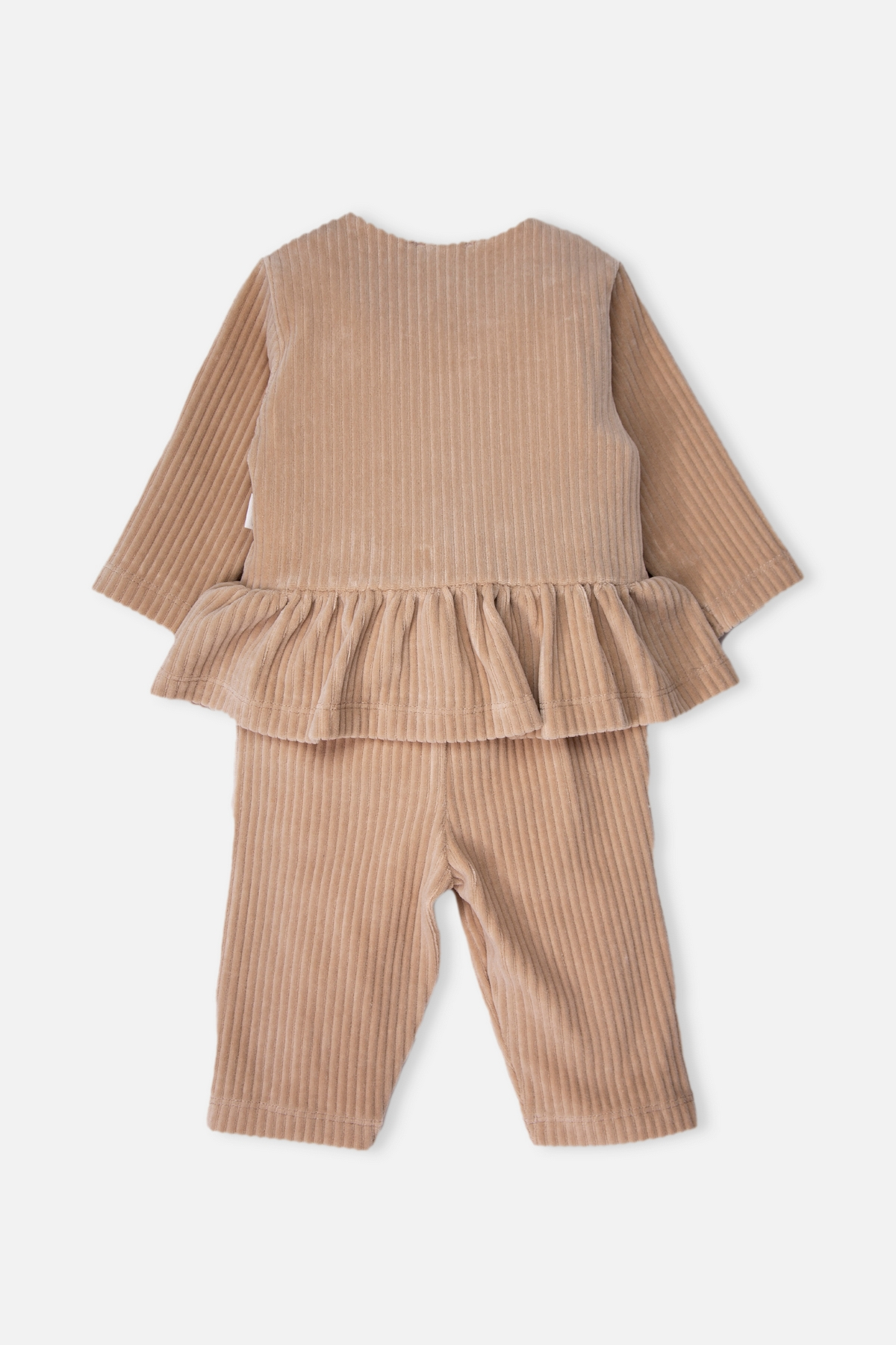 KADİFE HIRKA 3LÜ TAKIM (SHINING GIRL) BEJ
