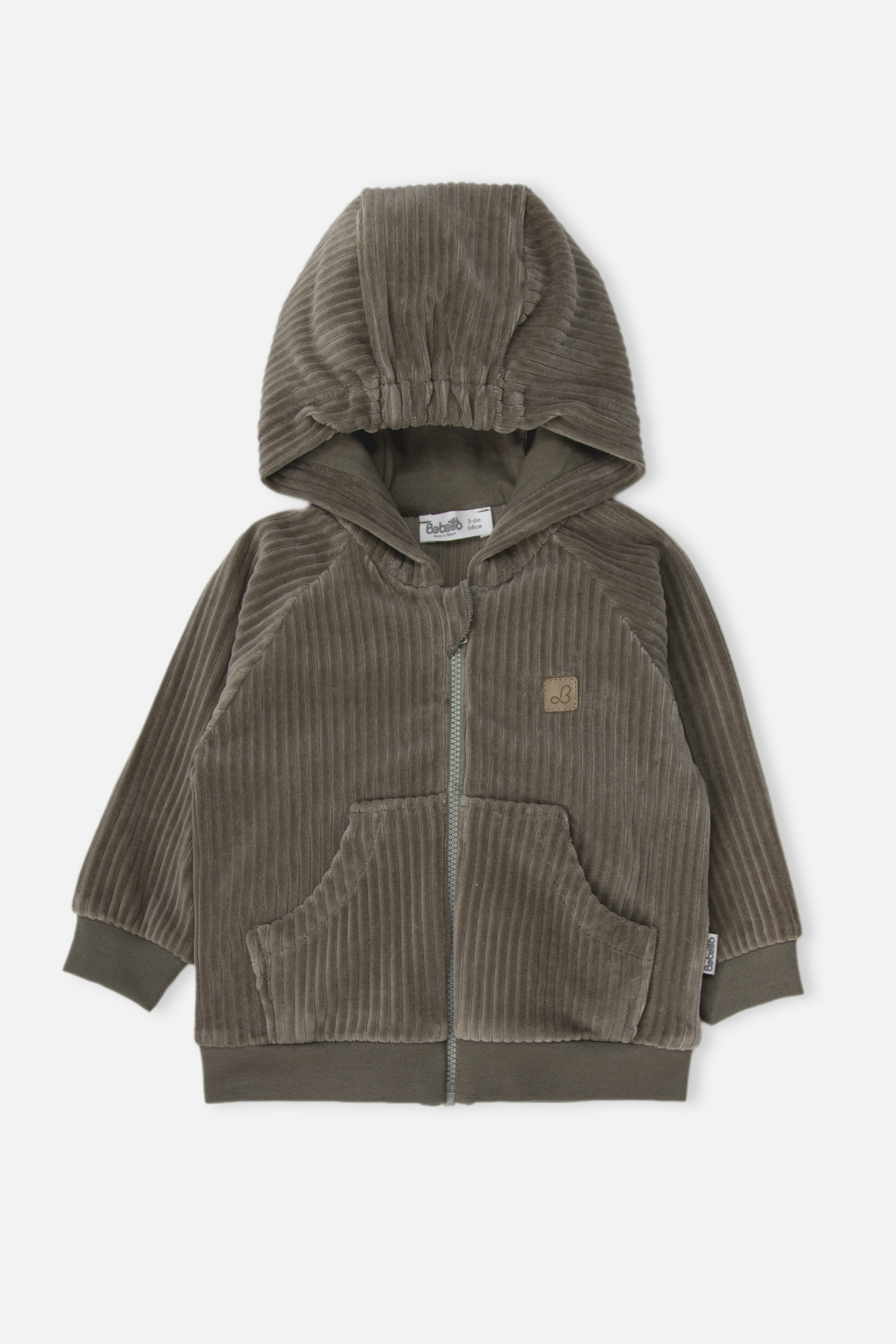 KADİFE KAPŞONLU HIRKA (COOL LION) HAKİ