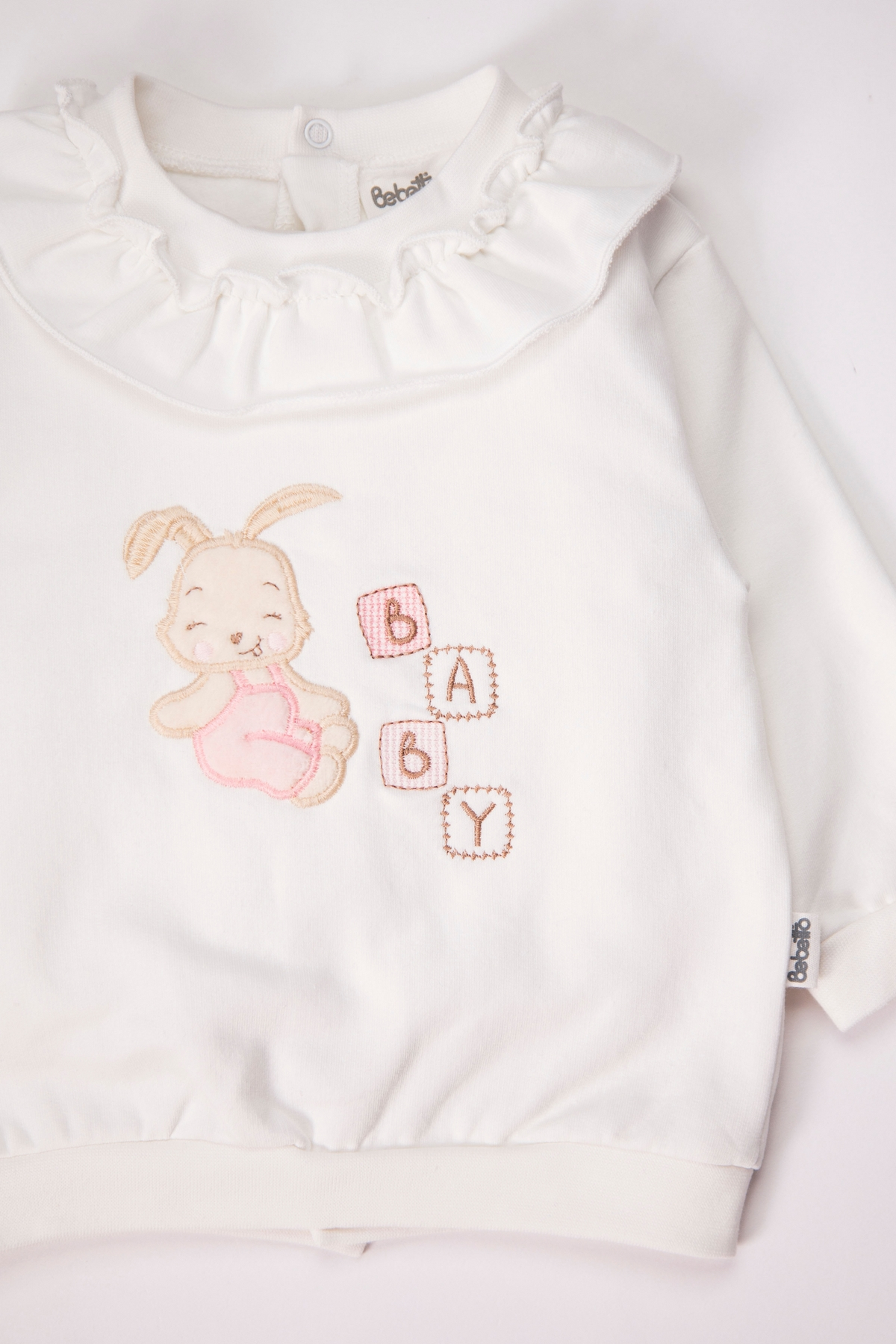 KADİFE PATİKSİZ PANTOLON 2Lİ TAKIM (HAPPY BUNNY) PEMBE