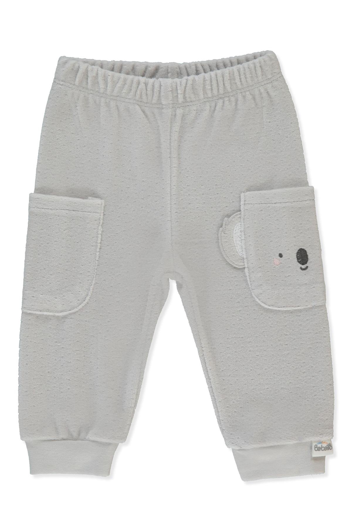 KADİFE PATİKSİZ PANTOLON (MY LITTLE ONE) GRİ