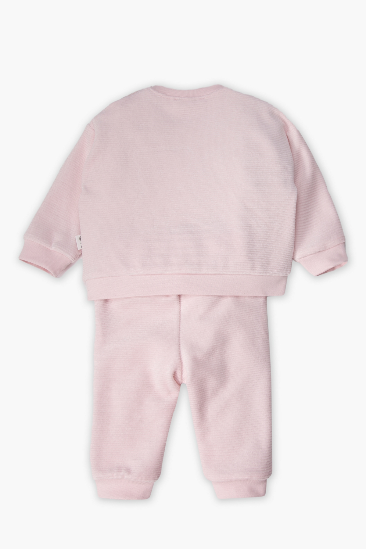 KADİFE SWEAT 2Lİ TAKIM (HAPPY WITH MOMMY) PEMBE