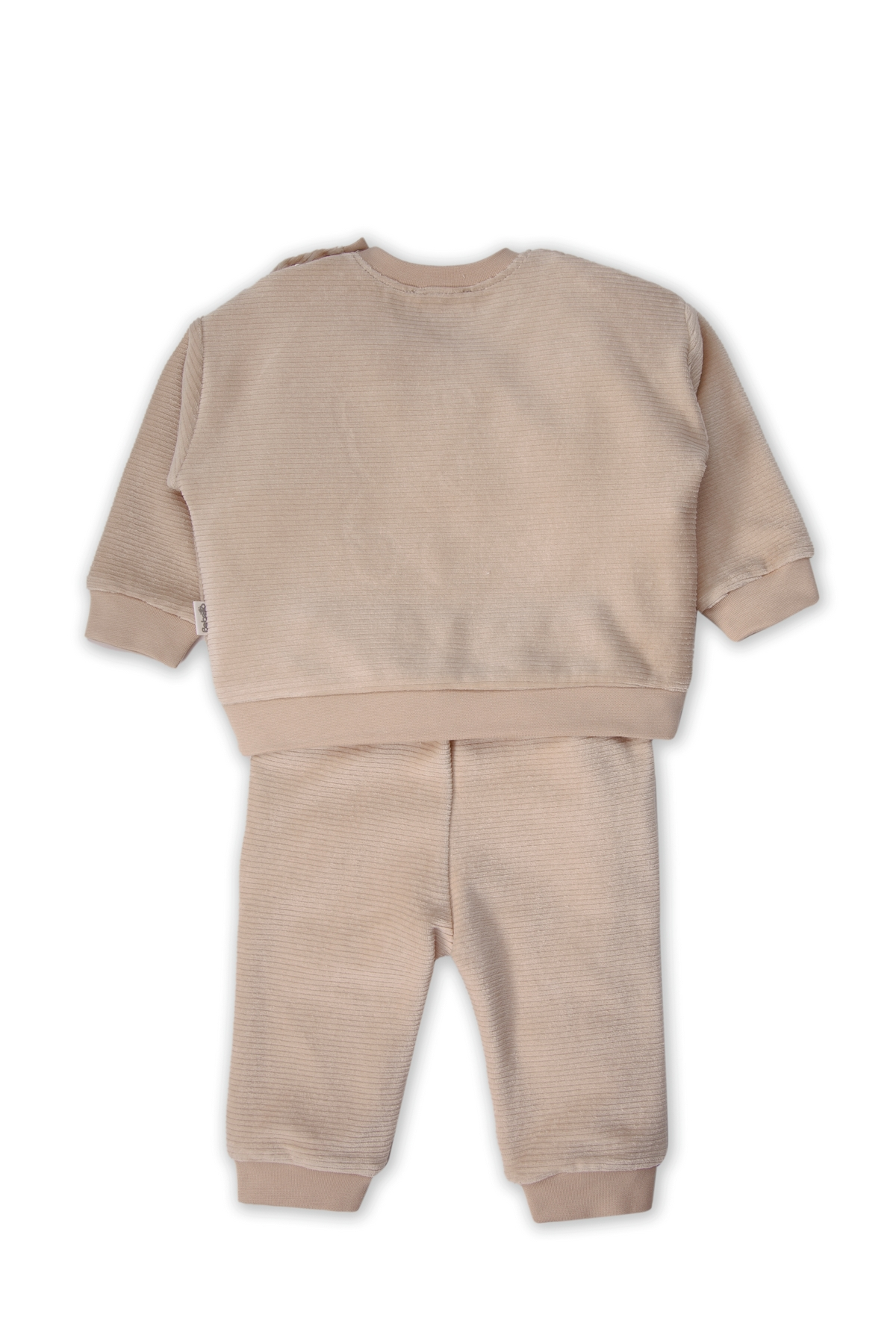 KADİFE SWEAT 2Lİ TAKIM (HAPPY WITH MOMMY) BEJ