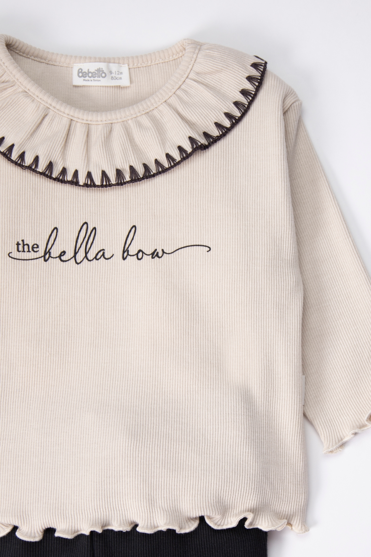 KAŞKORSE SWEAT 2Lİ TAKIM (BELLA BOW) BEJ