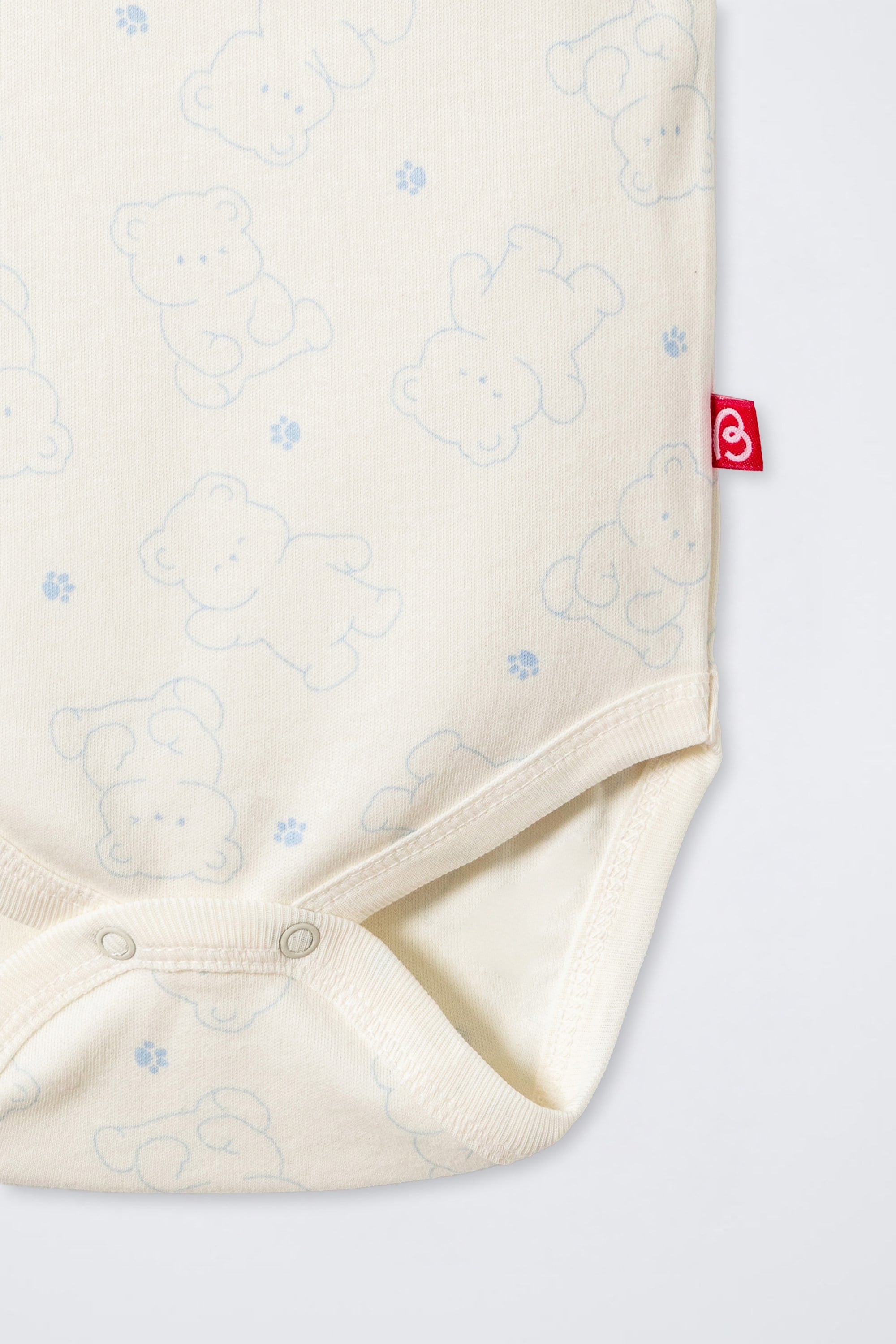 KISA KOLLU BODY 3LÜ (CUTE BEAR) MAVİ