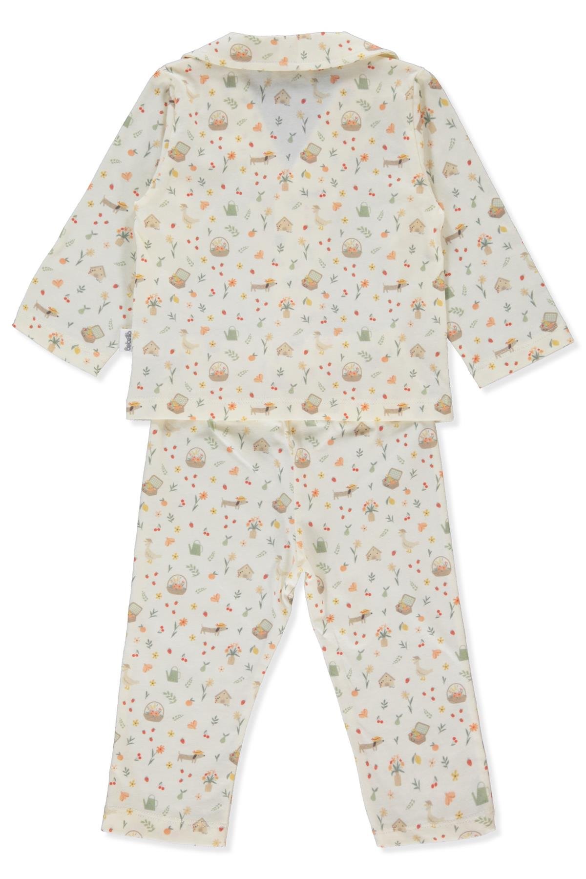 SÜPREM PİJAMA TAKIMI 2Lİ (SWEET PYJAMAS/25-CUTE DUCK) EKRU