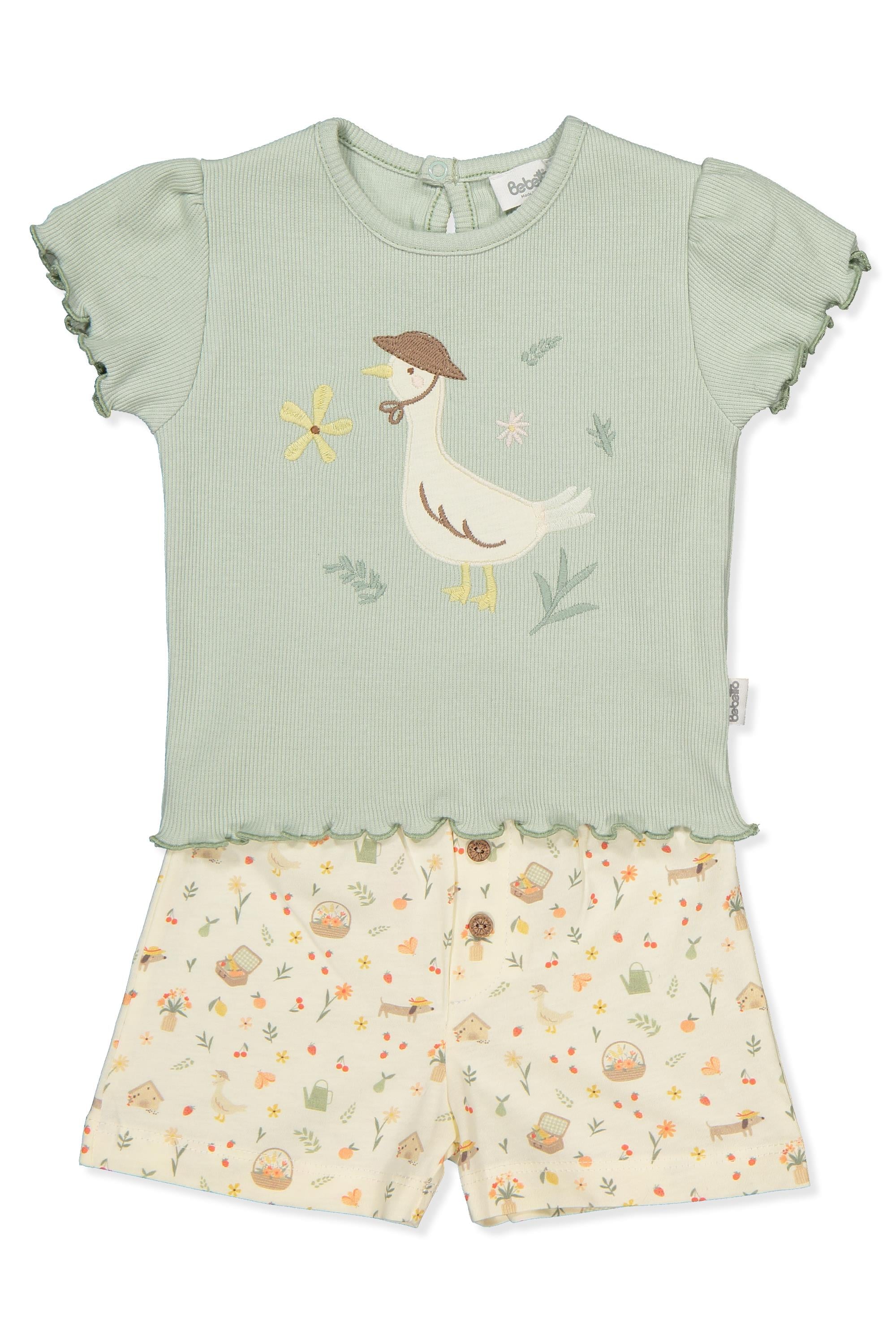 SÜPREM ŞORT 2Lİ TAKIM (CUTE DUCK) MİNT