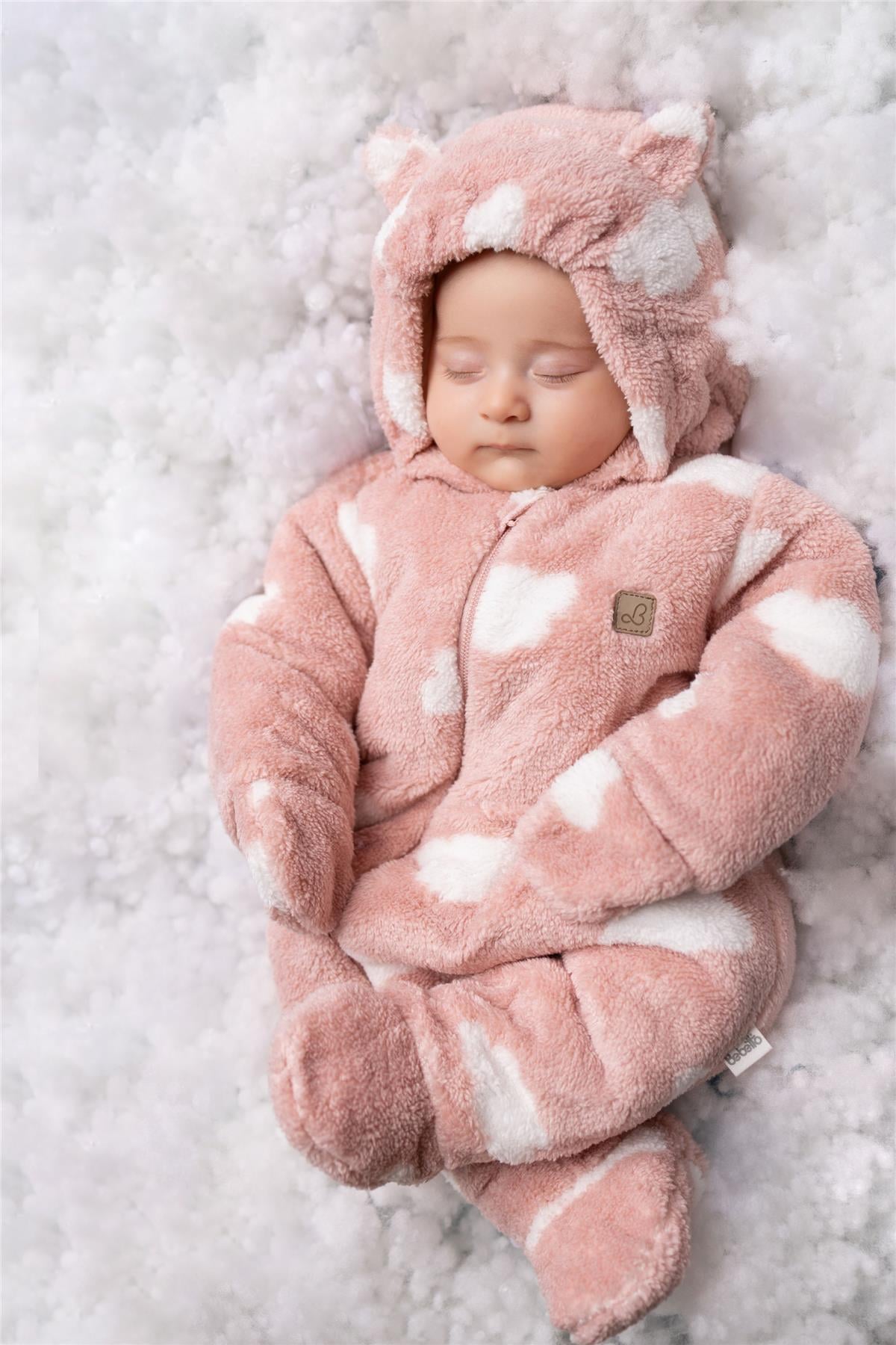 VELSOFT ELYAFLI KOZMONOT (CLOUDY) PEMBE