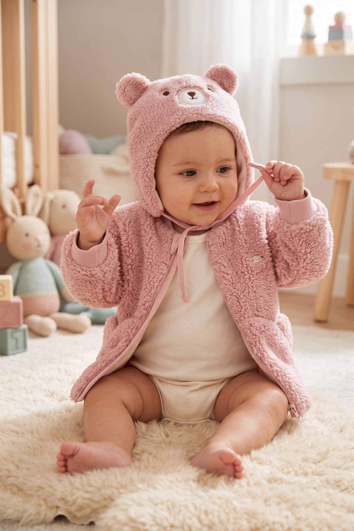 VELSOFT HIRKA (TEDDY/26) PEMBE