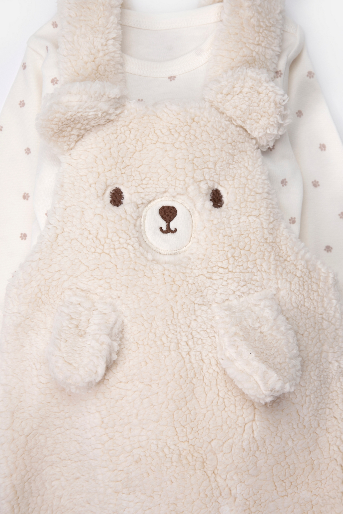 VELSOFT SALOPET 2Lİ TAKIM (TEDDY/26) EKRU