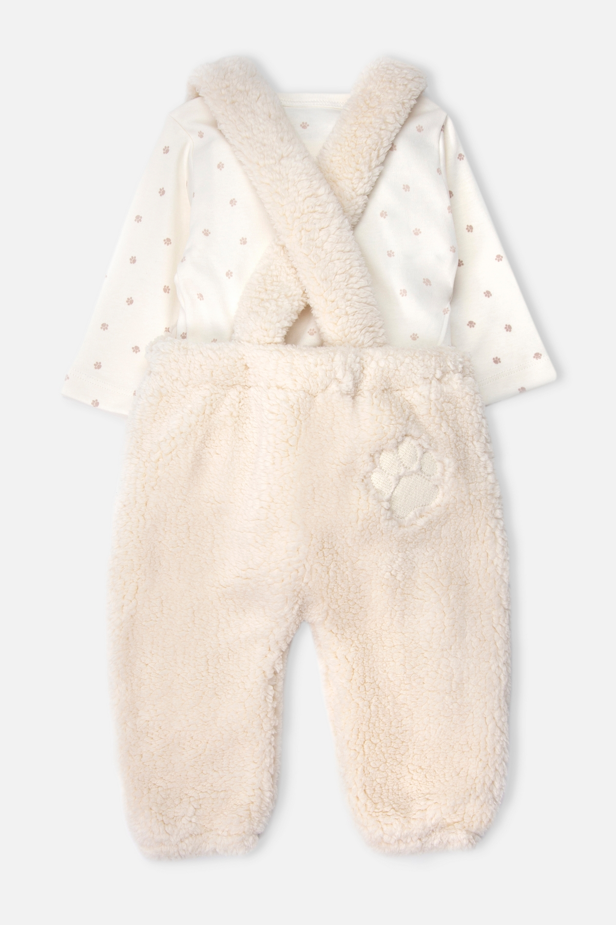 VELSOFT SALOPET 2Lİ TAKIM (TEDDY/26) EKRU