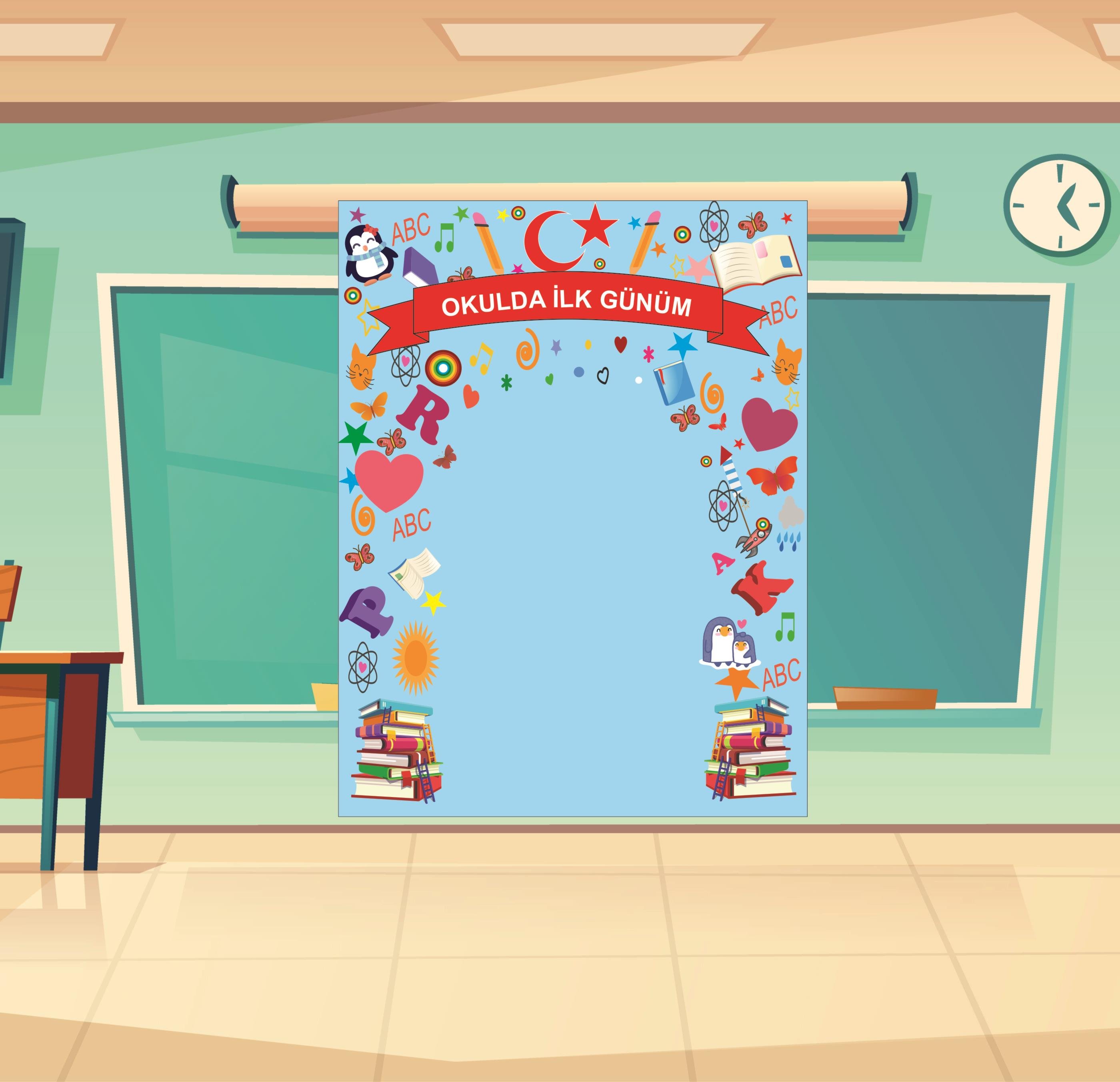 123457Okulda İlk Günüm Arka FonArka FonOkularenkkat