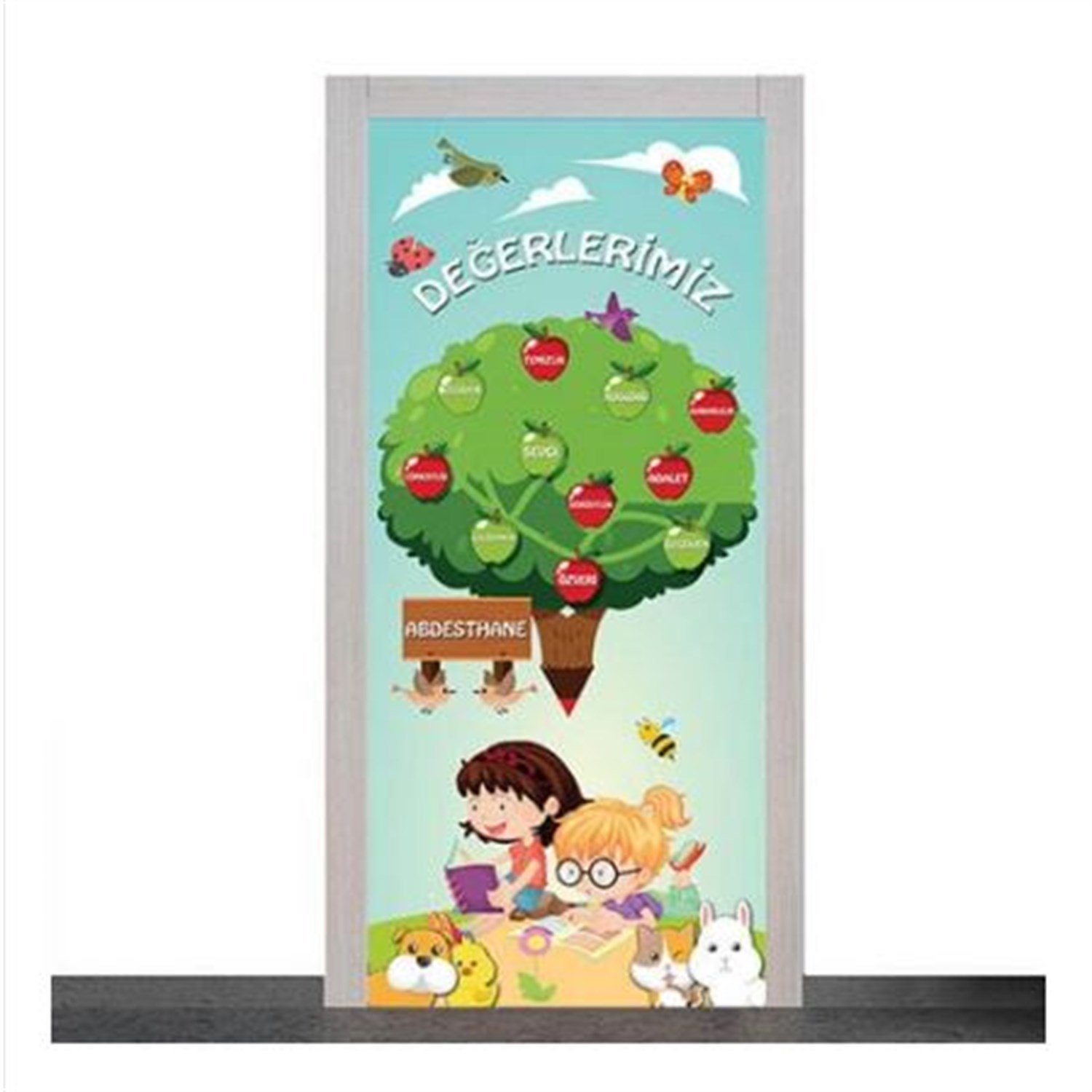 Abdesthane ( Değerler ) Kapı Giydirme