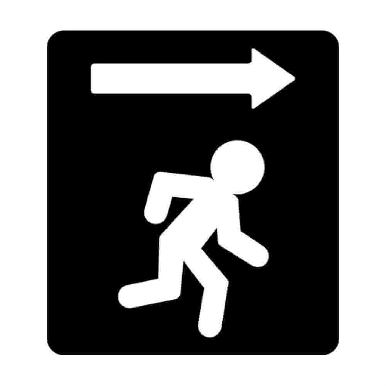 Acil Çıkış Pleksi yön levhası