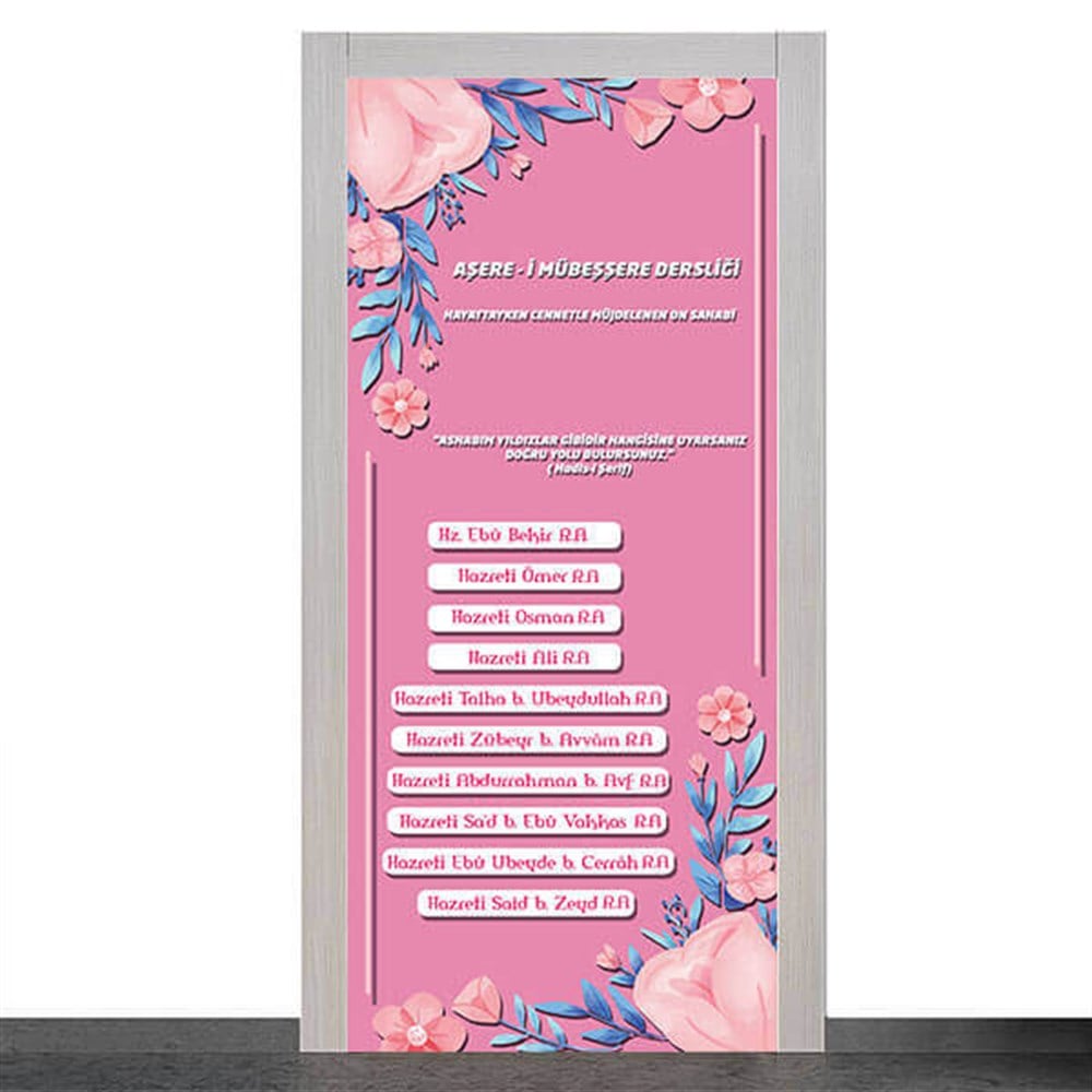 Aşere-i Mübeşşere Dersliği Kapı Giydirme