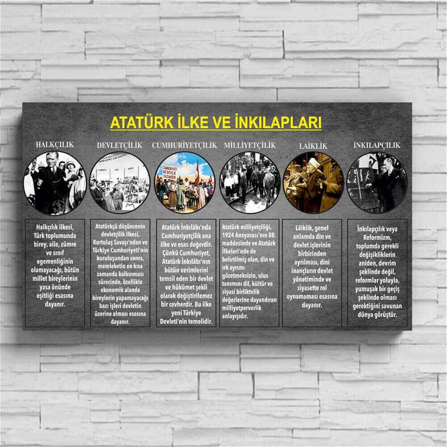 Atatürk İlke ve İnkılapları Posteri