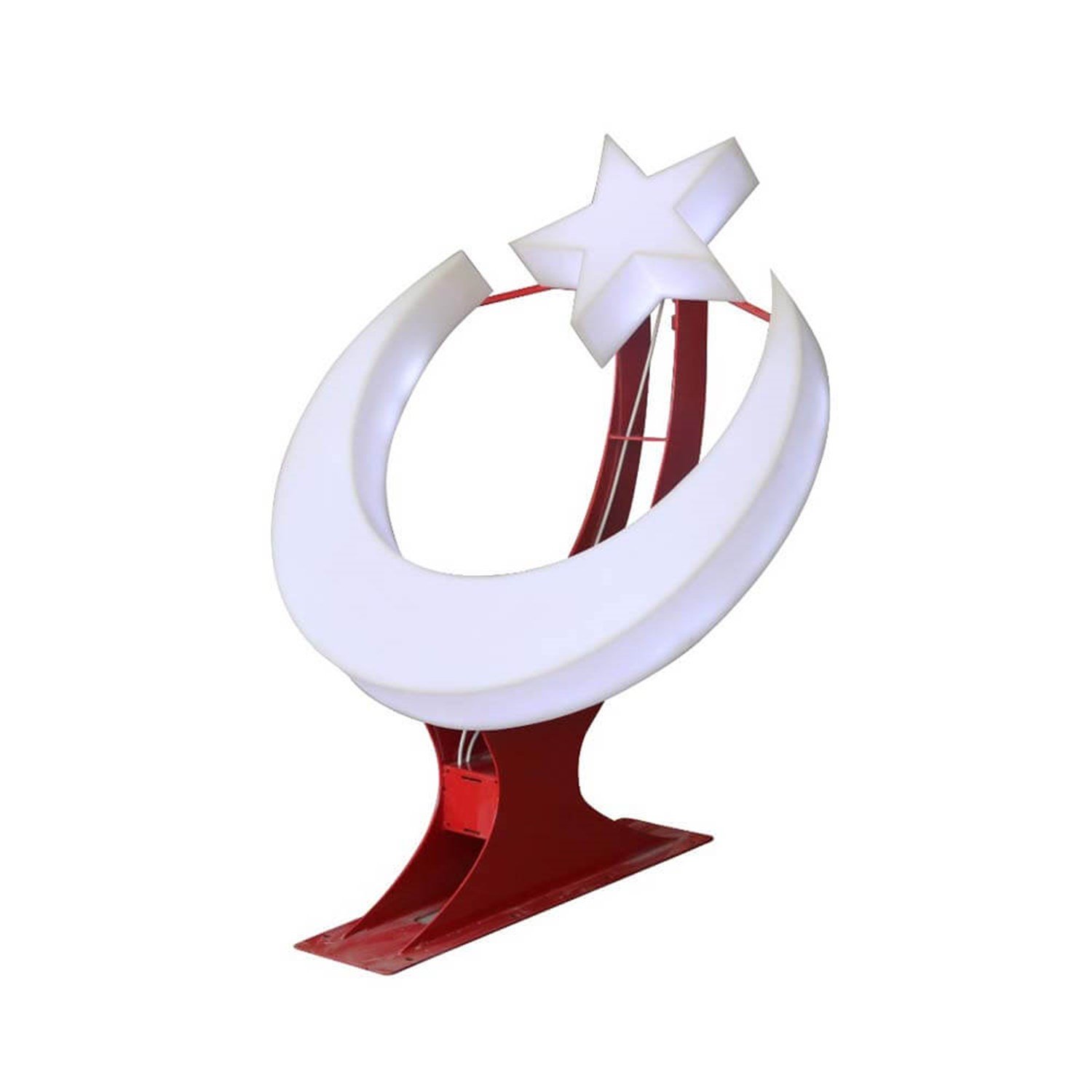 AY YILDIZLI GÖRSEL(Led Işıklı)