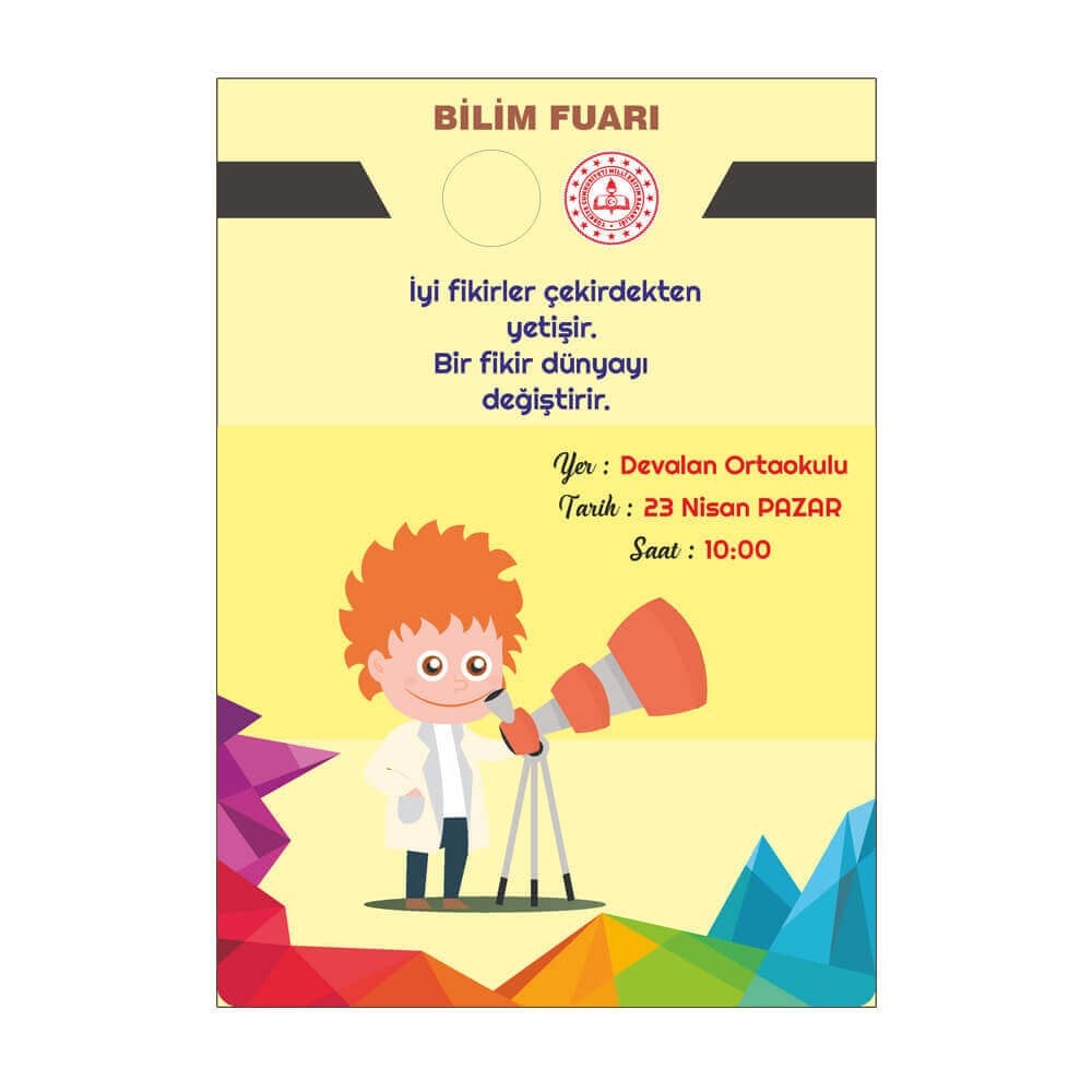 Bilim Fuarı Afiş 12