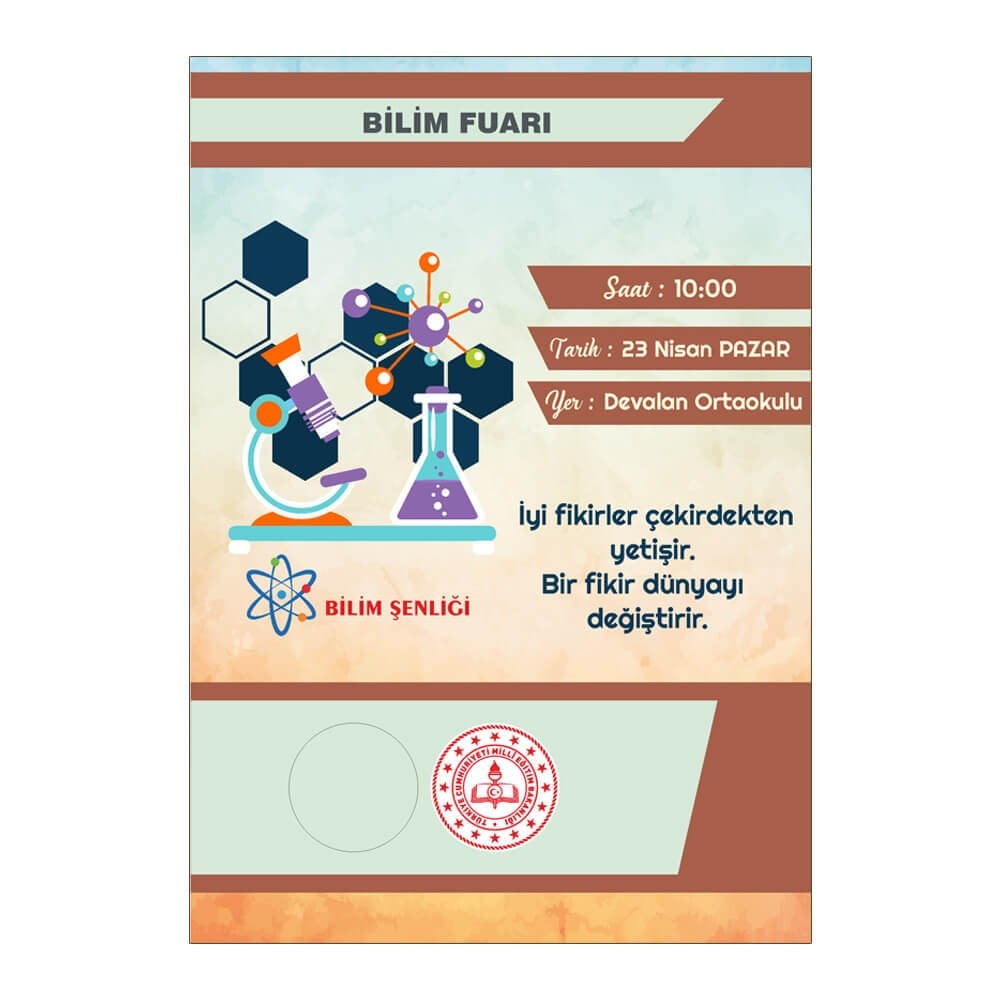 Bilim Fuarı Afiş 13