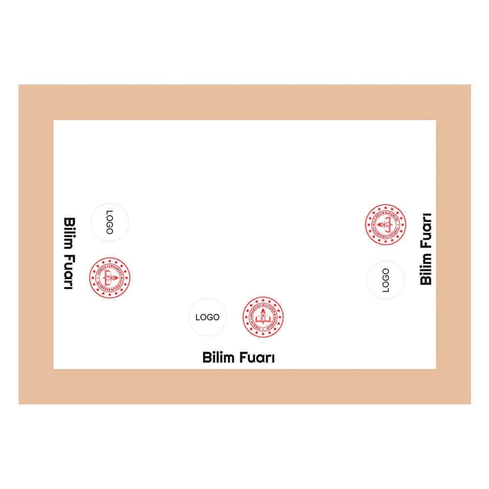 Bilim Fuarı Baskılı Masa Örtüsü (100x150)