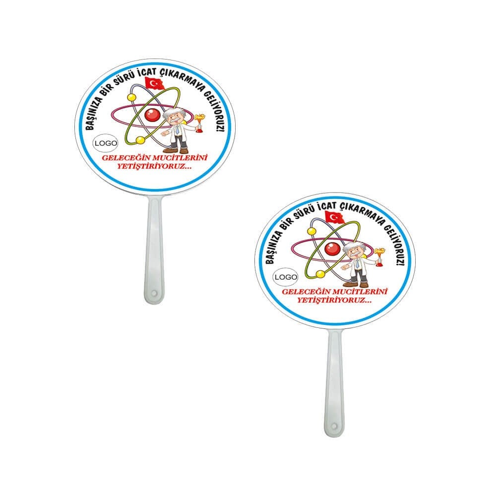 Bilim Fuarı Baskılı Yelpaze