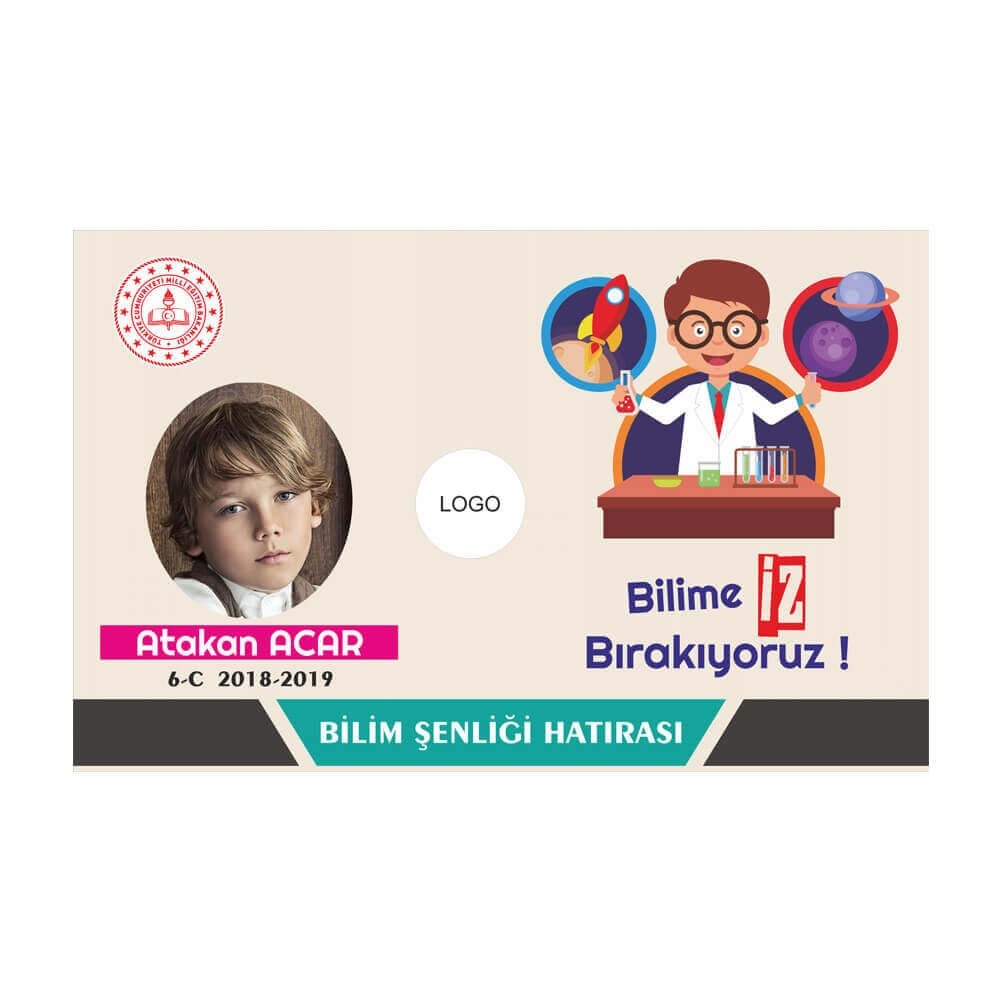 Bilim Fuarı Hatıra Magneti (Resimli - İsimli)