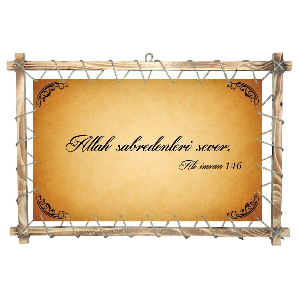 Değerler Eğitimi Tablo - Sabır 4