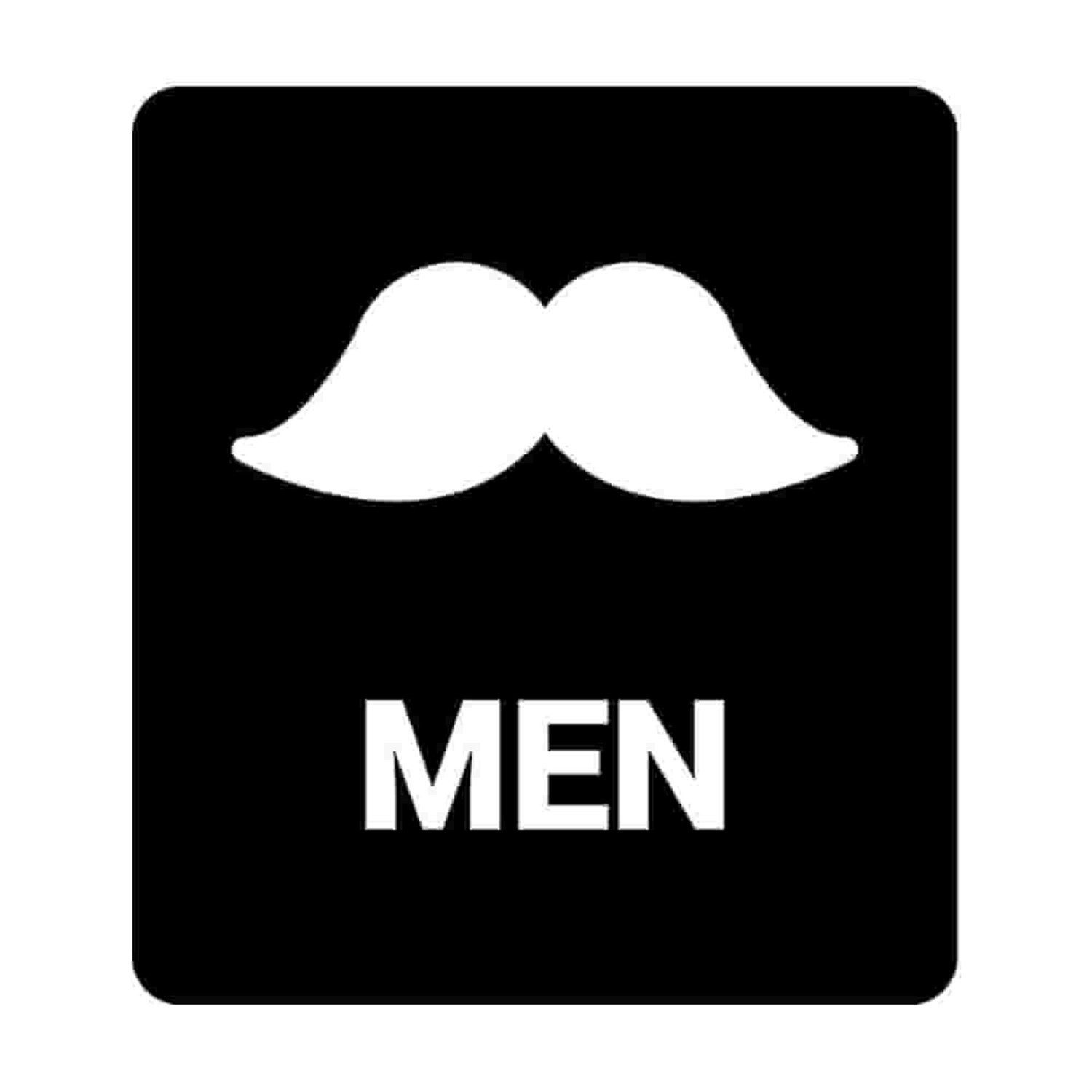 Dekoratif Bay WC Kapı İsimliği