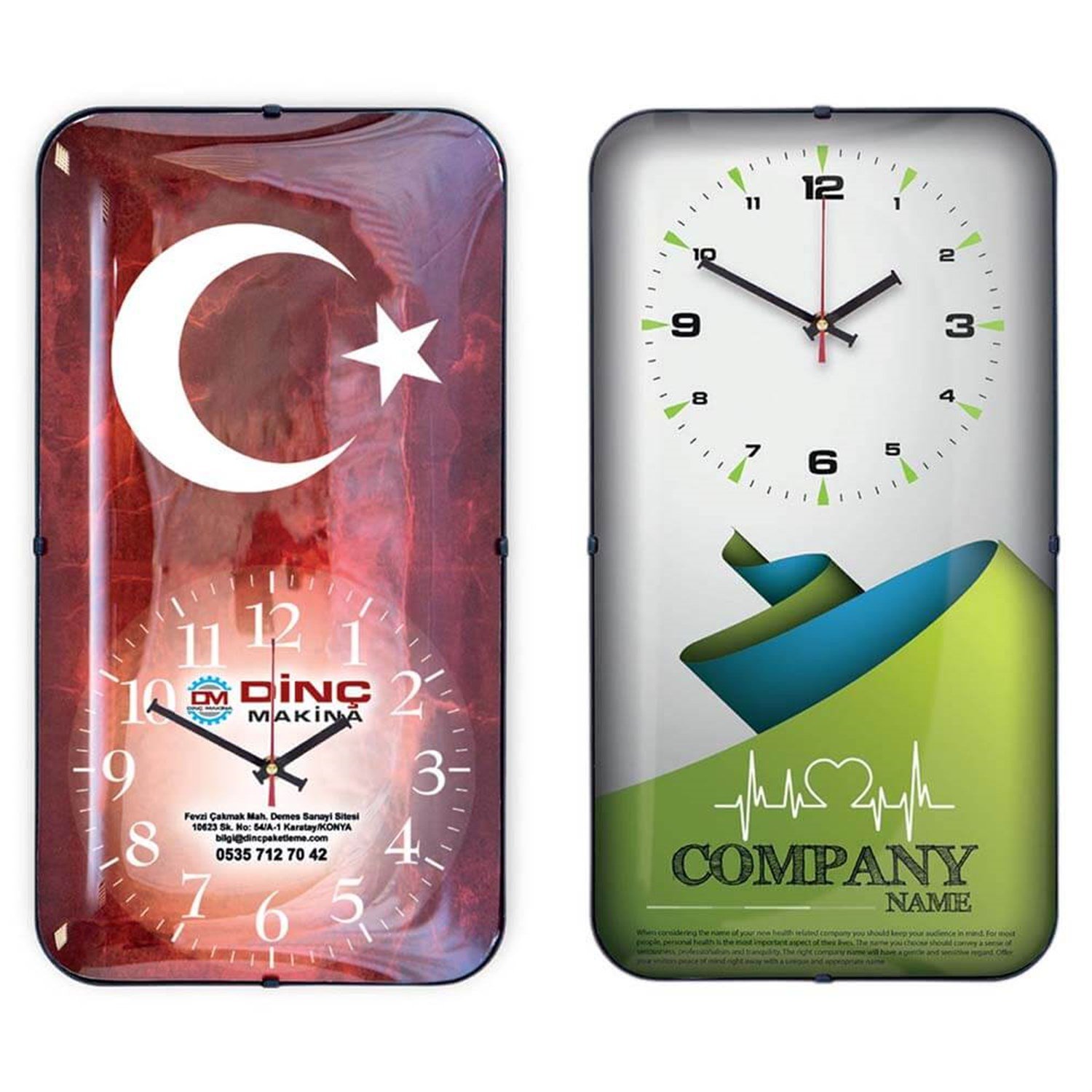 Duvar Saati(Özel Baskılı)