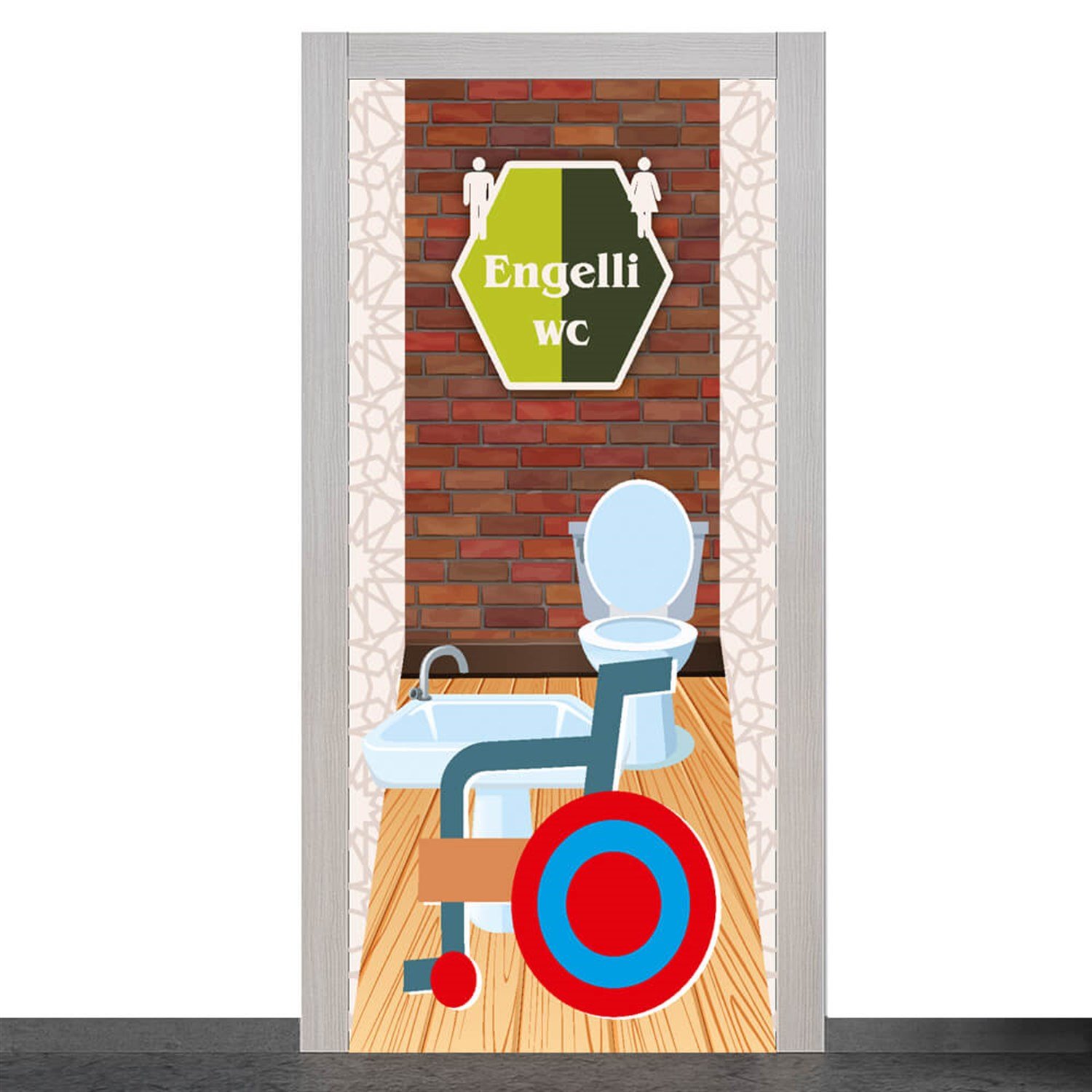 Engelli WC Kapı Giydirme