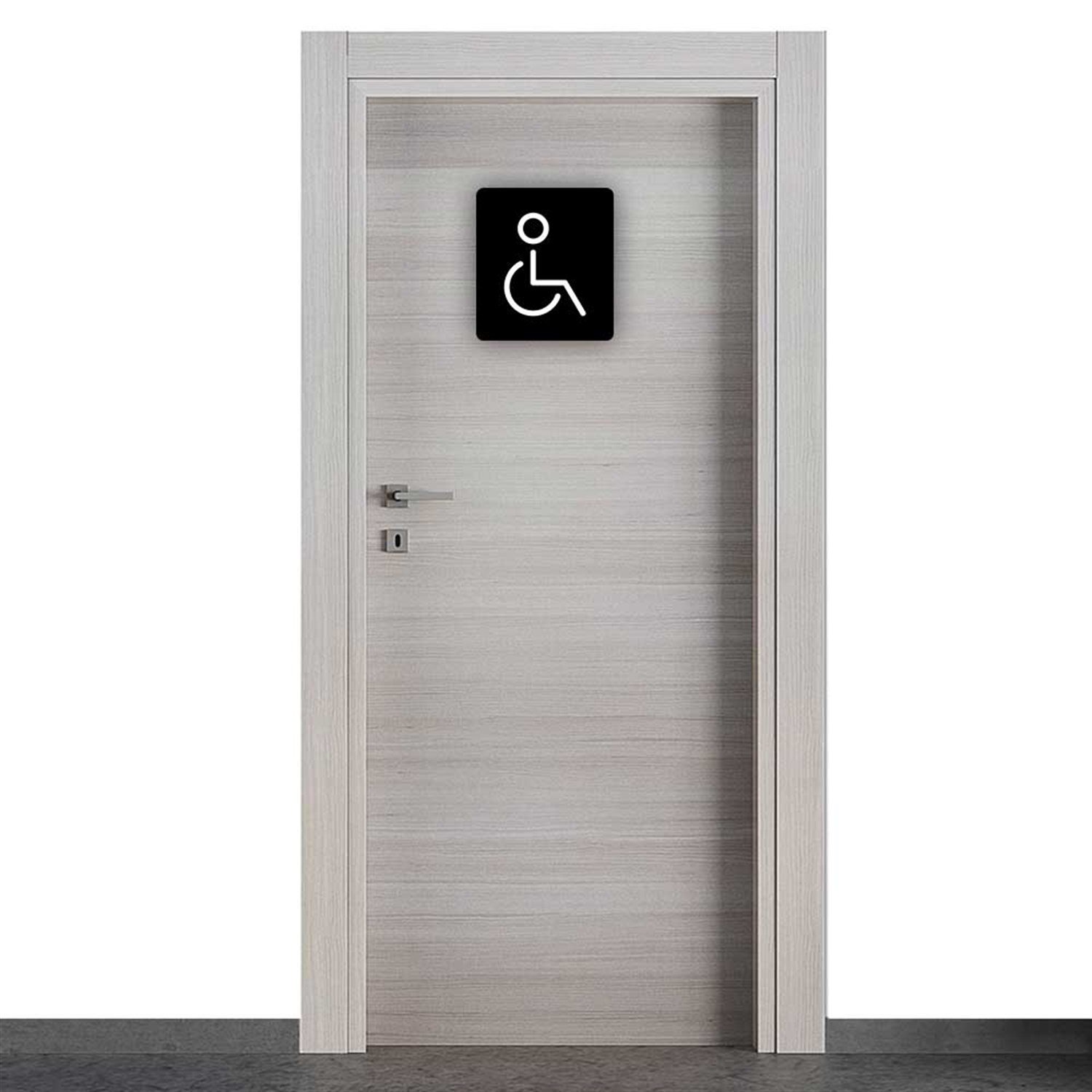 Engelli WC Pleksi Kapı İsimliği