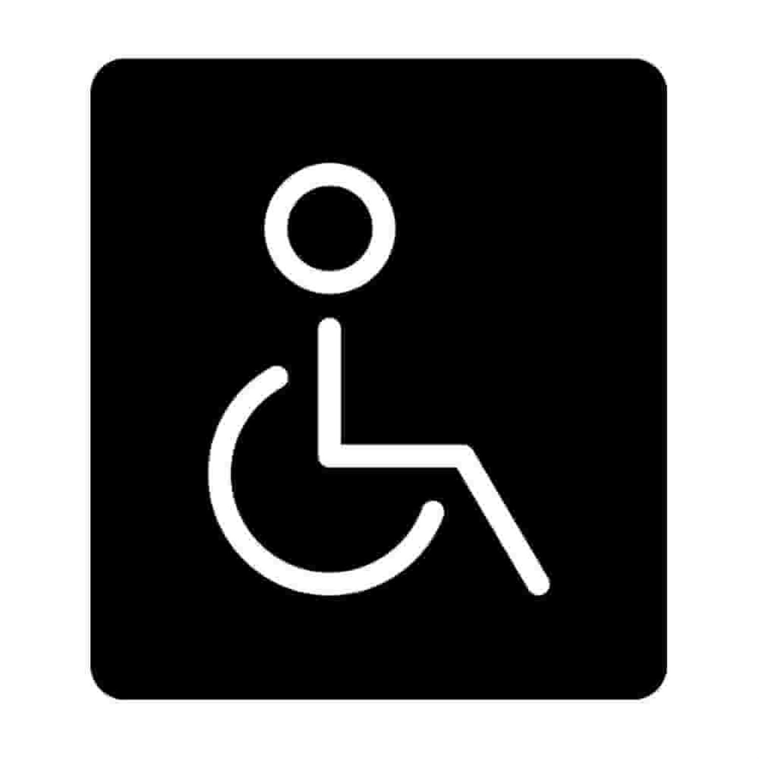 Engelli WC Pleksi Kapı İsimliği