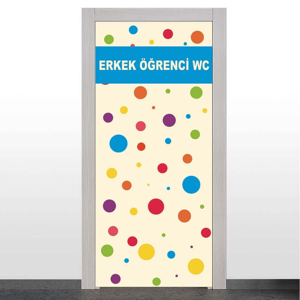 Erkek Öğrenci WC Kapı Giydirme