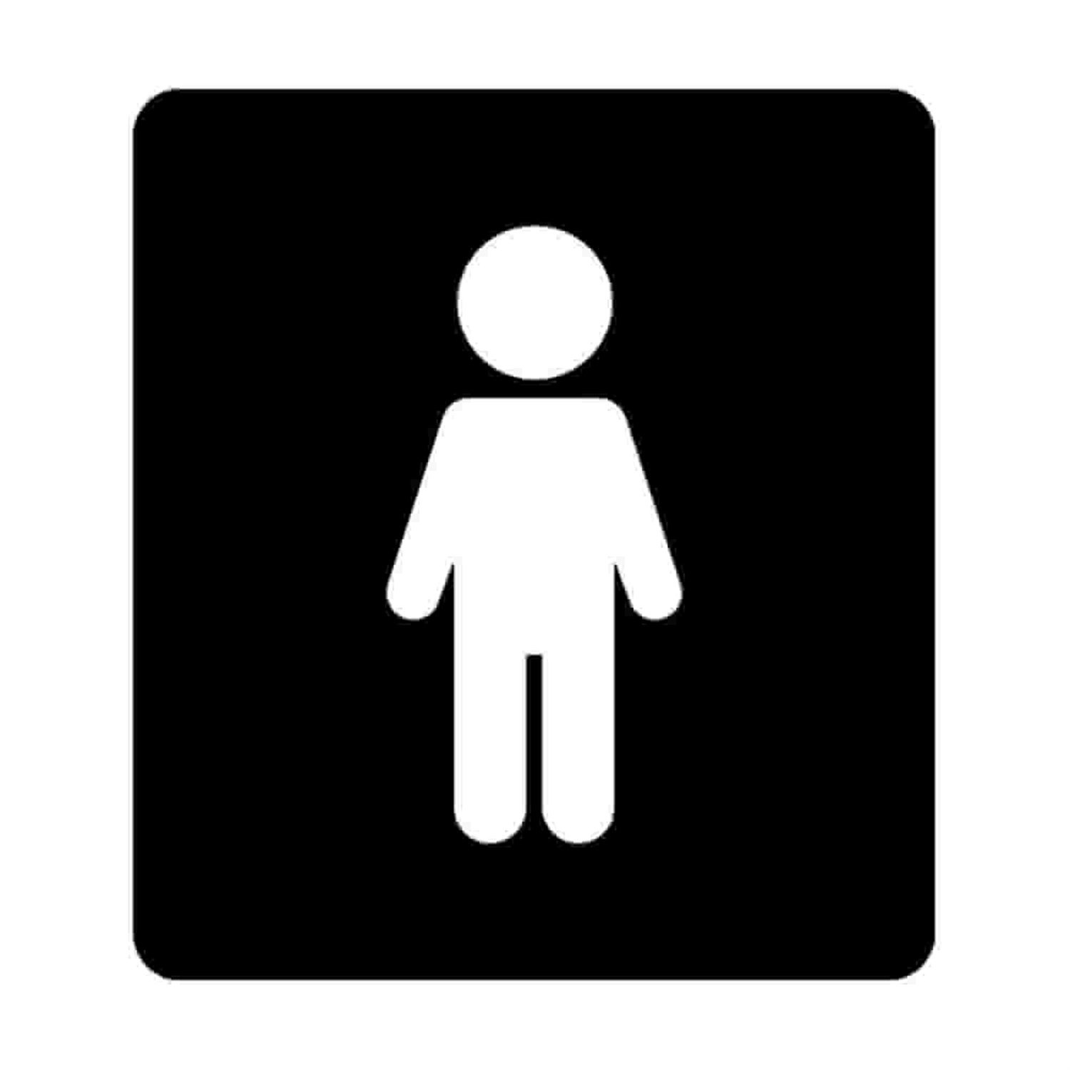 Erkek WC Okul Kapı İsimliği