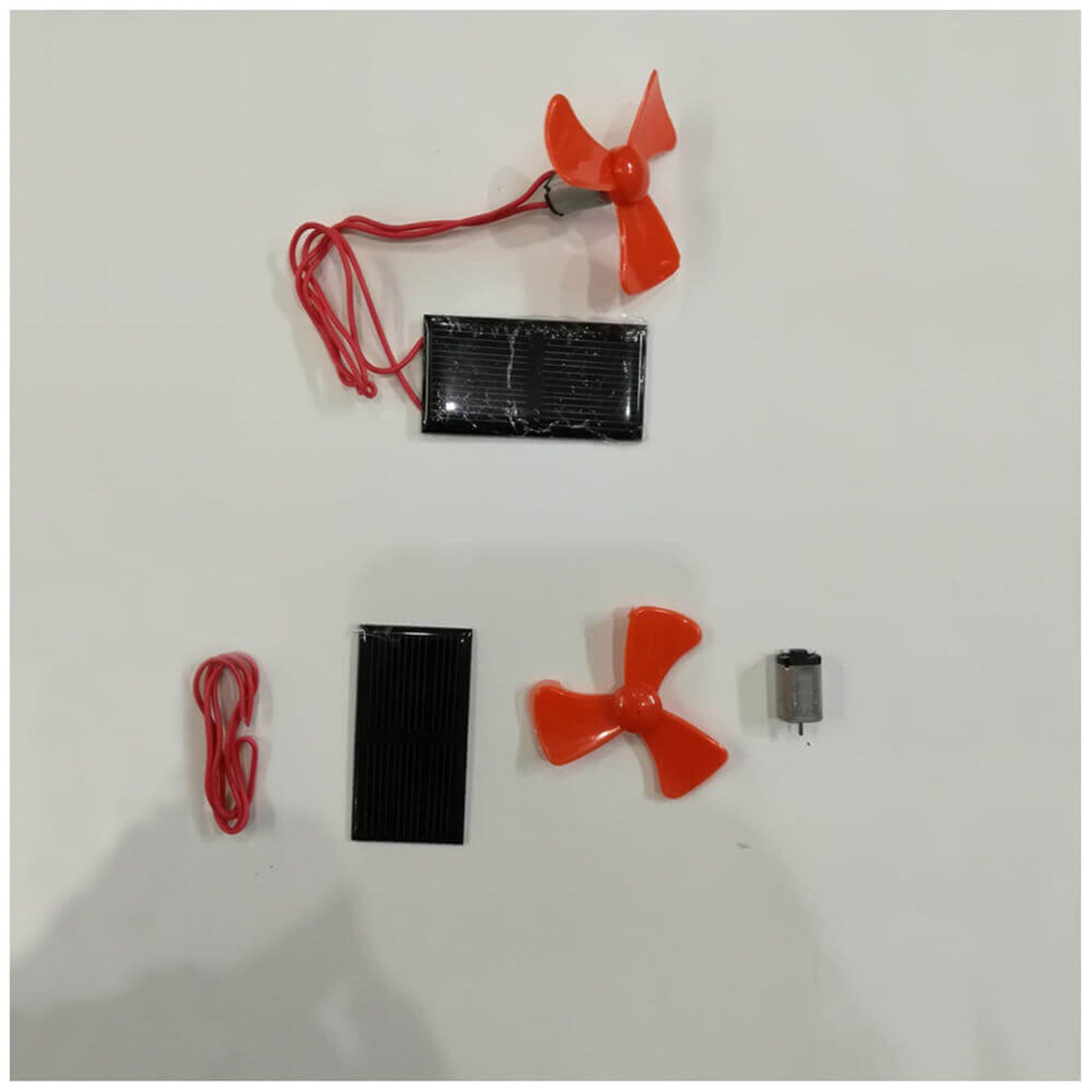 Güneş Paneli ile Dönen Motor Pervane Seti