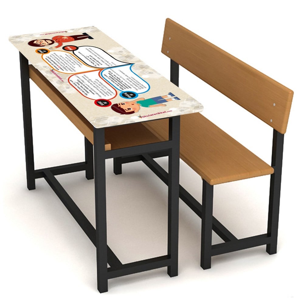 gzl69Türkçe Dil Bilgisi Gizil Öğrenme Lastikli Sıra ÖrtüsüGizil Öğrenme Baskılı Sıra ÖrtüsüOkularenkkat