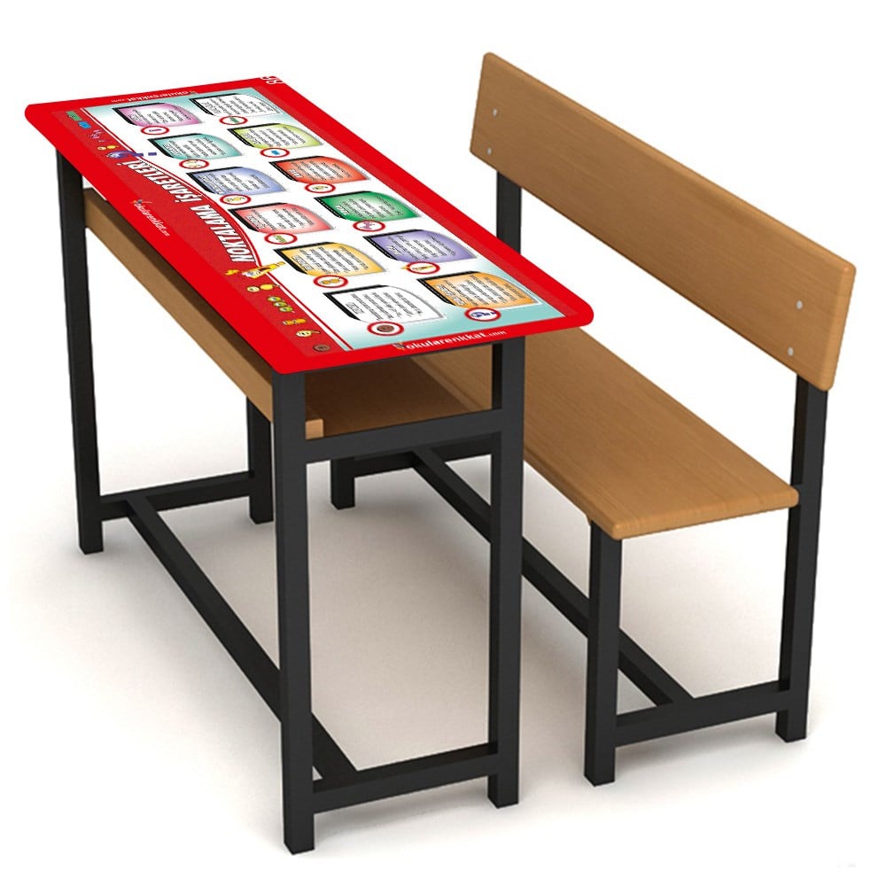 gzl70Noktalama İşaretleri Gizil Öğrenme Lastikli Sıra ÖrtüsüGizil Öğrenme Baskılı Sıra ÖrtüsüOkularenkkat