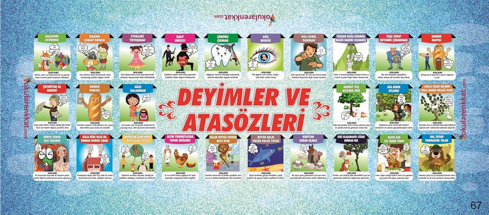 gzlsrkml-13Deyimler ve Atasözleri Gizil Öğrenme Sarkmalı Sıra ÖrtüsüSarkmalı Gizil Sıra ÖrtüsüOkularenkkat