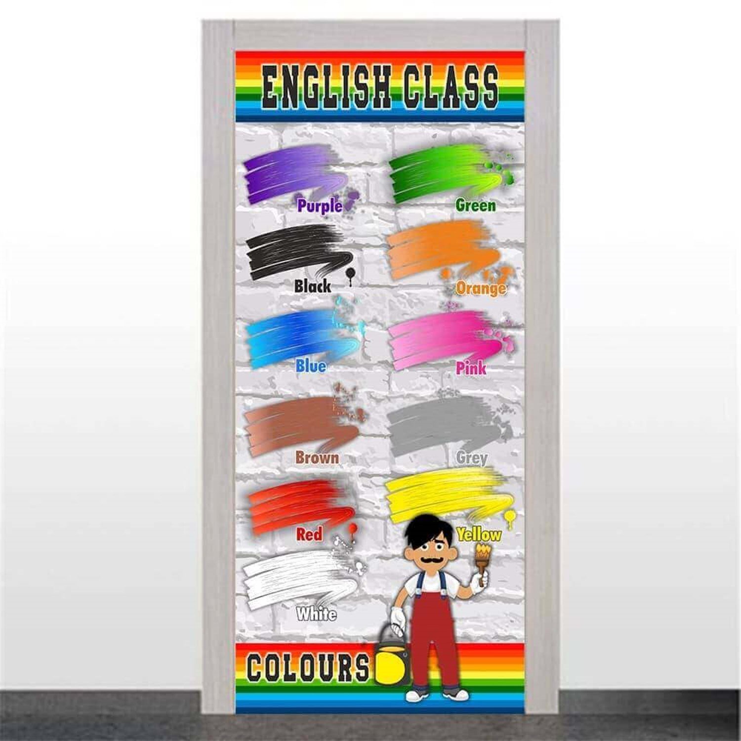 İngilizce Kapı Giydirme İngilizce Renkler Kapı Giydirme