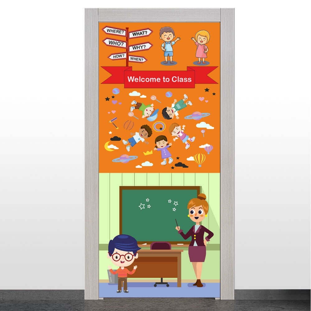 İngilizce Sınıfı Kapı Giydirme             