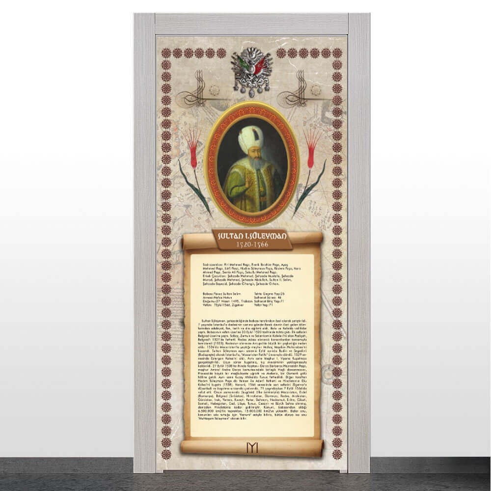 Kanuni Sultan Süleyman Kapı Giydirme