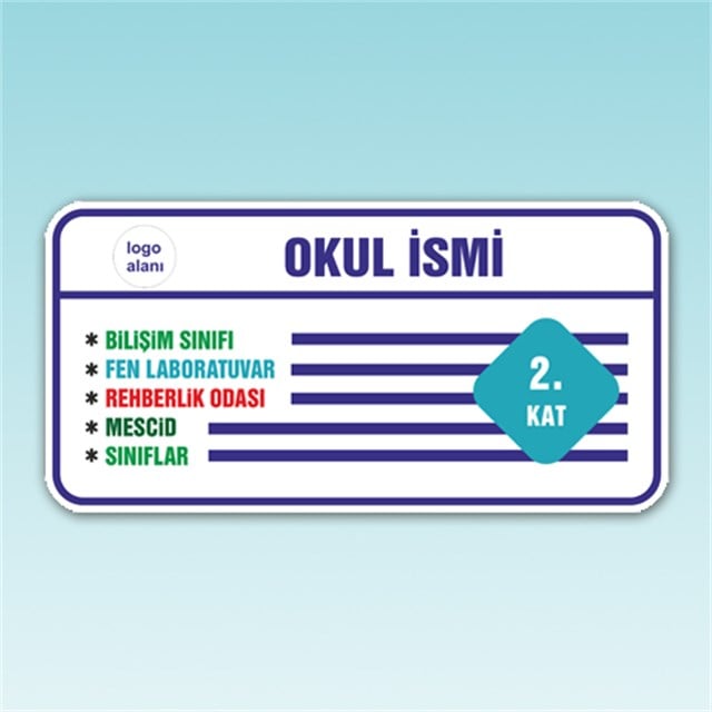 Kat Yönlendirme Tabelası