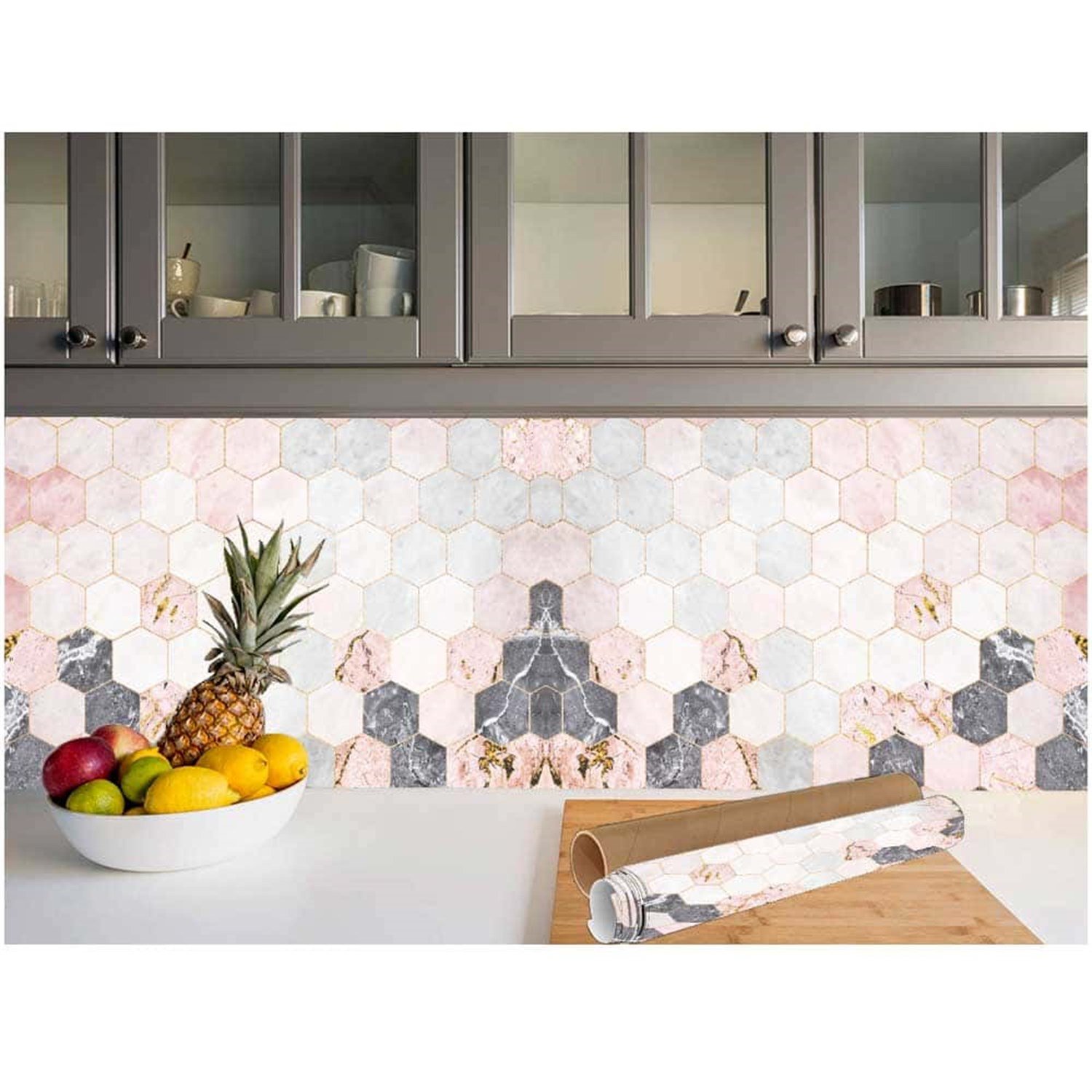 Kendinden Yapışkanlı Mutfak Tezgah Arası Folyo Sticker