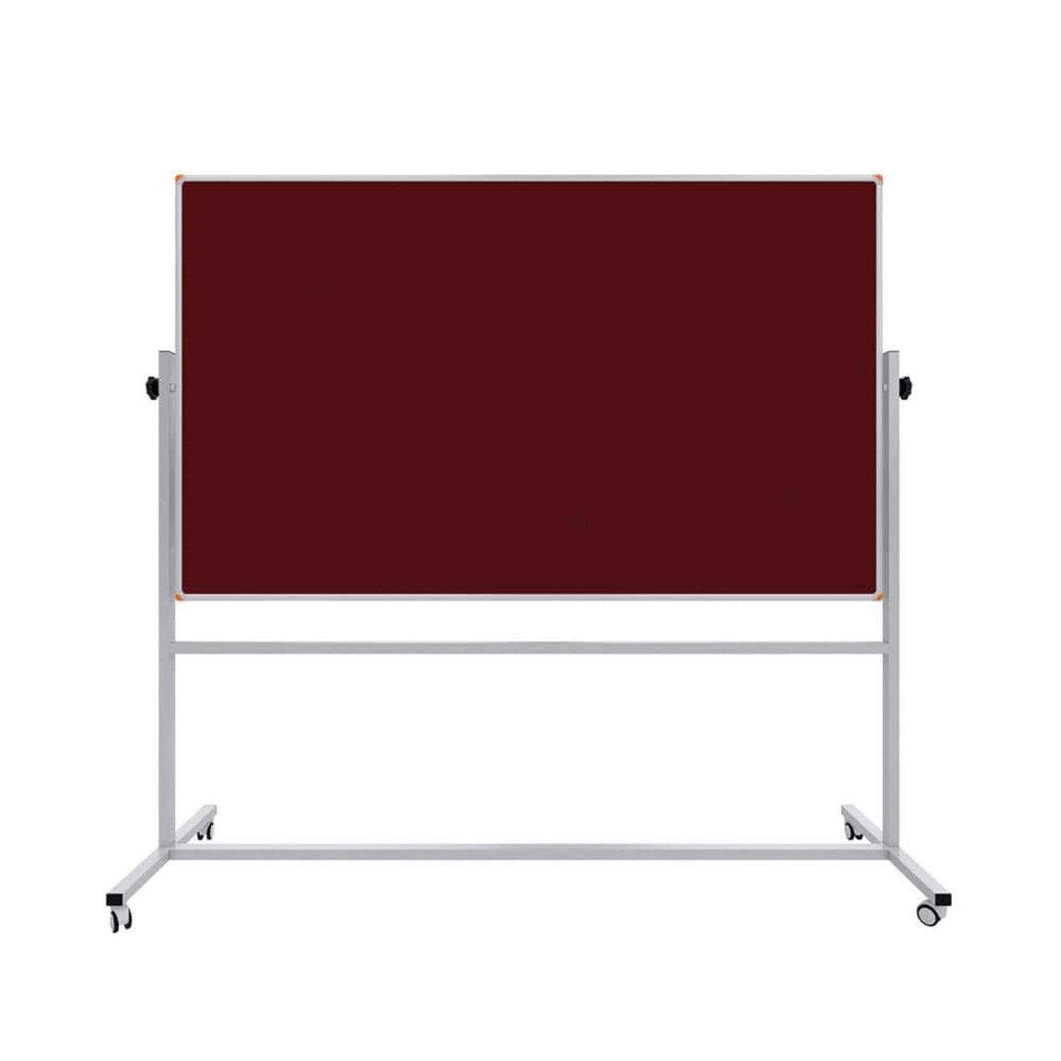 Kumaş Kaplı Çift Taraflı Mobil Pano