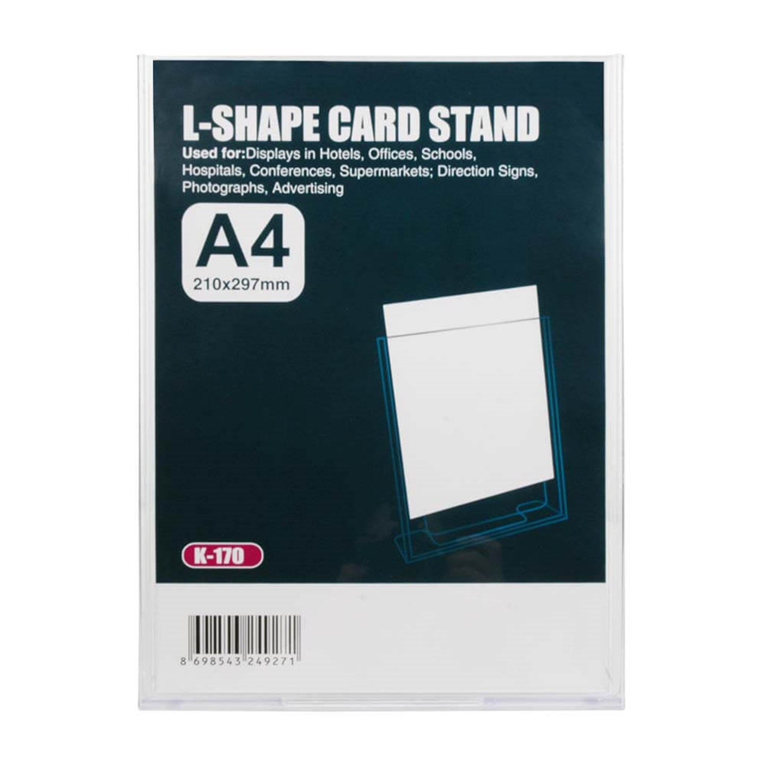 Masaüstü Dikey Föylük L Tipi(210X297mm)