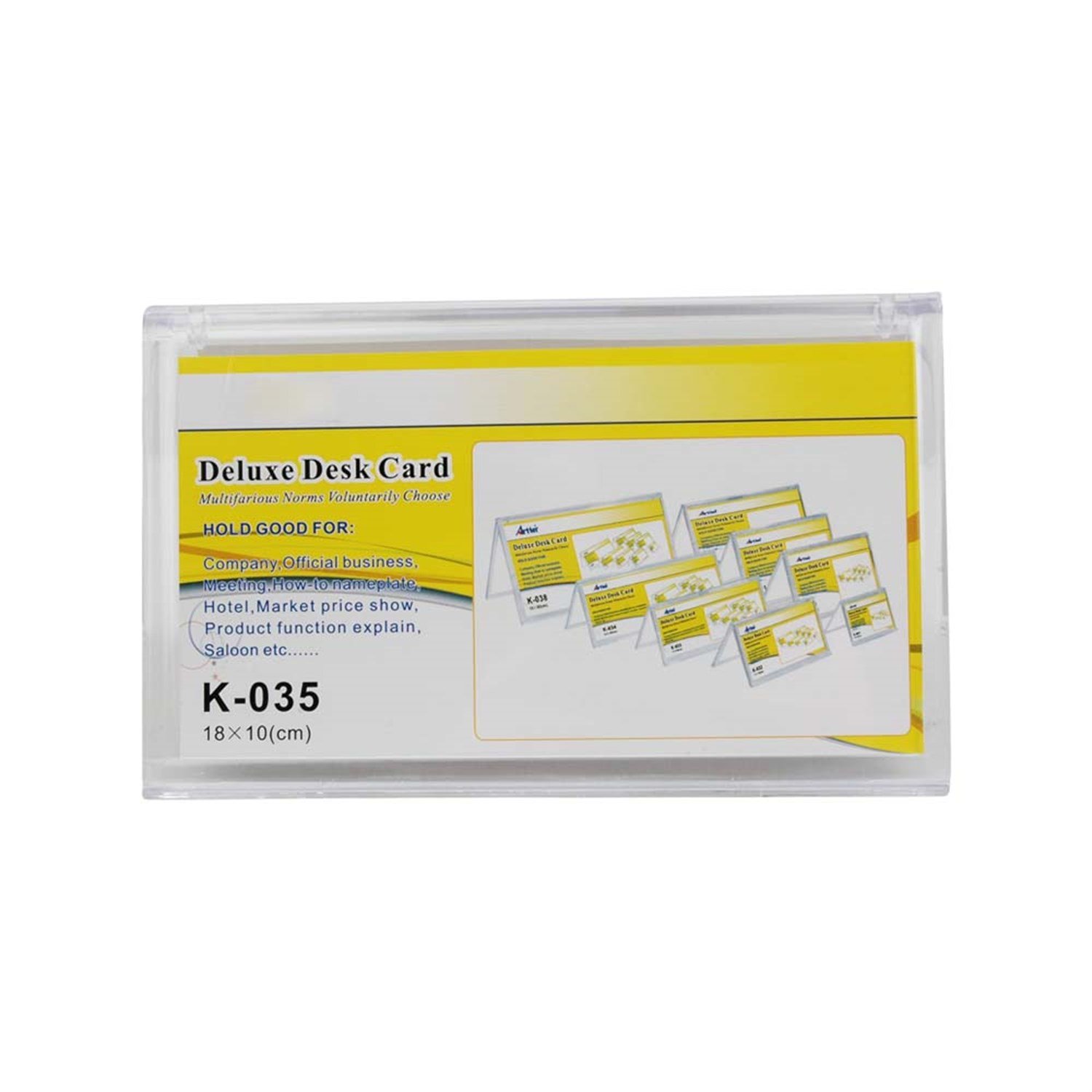 Masaüstü İsim-Reklam Standı(18X10cm)