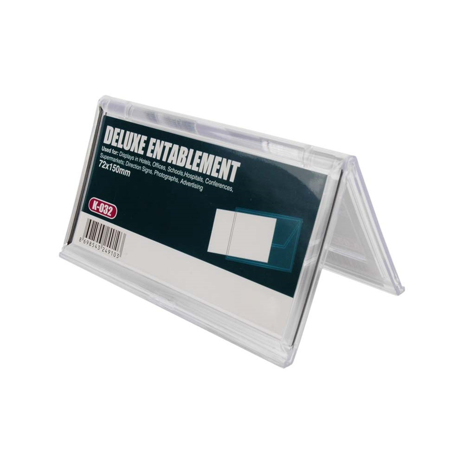 Masaüstü İsim-Reklam Standı(72X150mm)