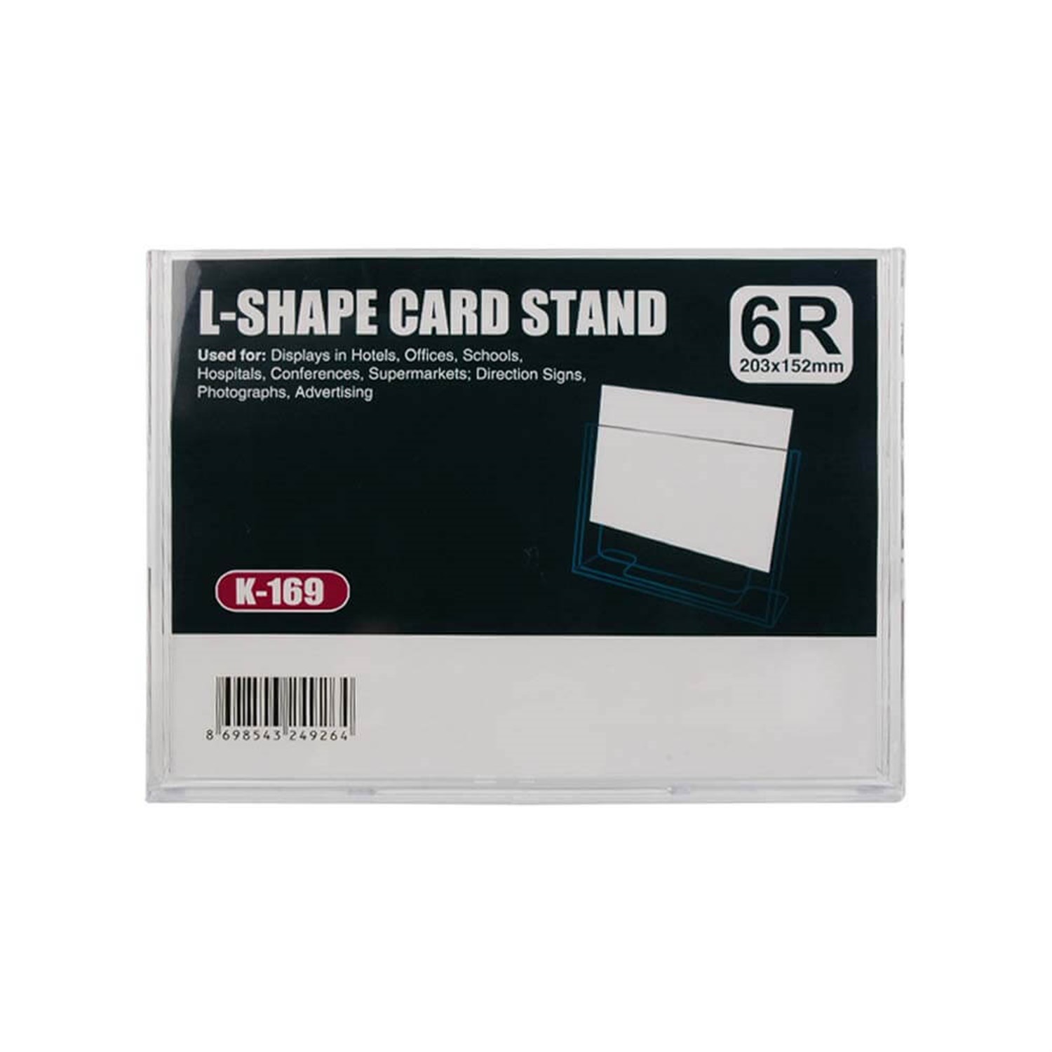 Masaüstü Yatay Föylük L Tipi(203X152mm)