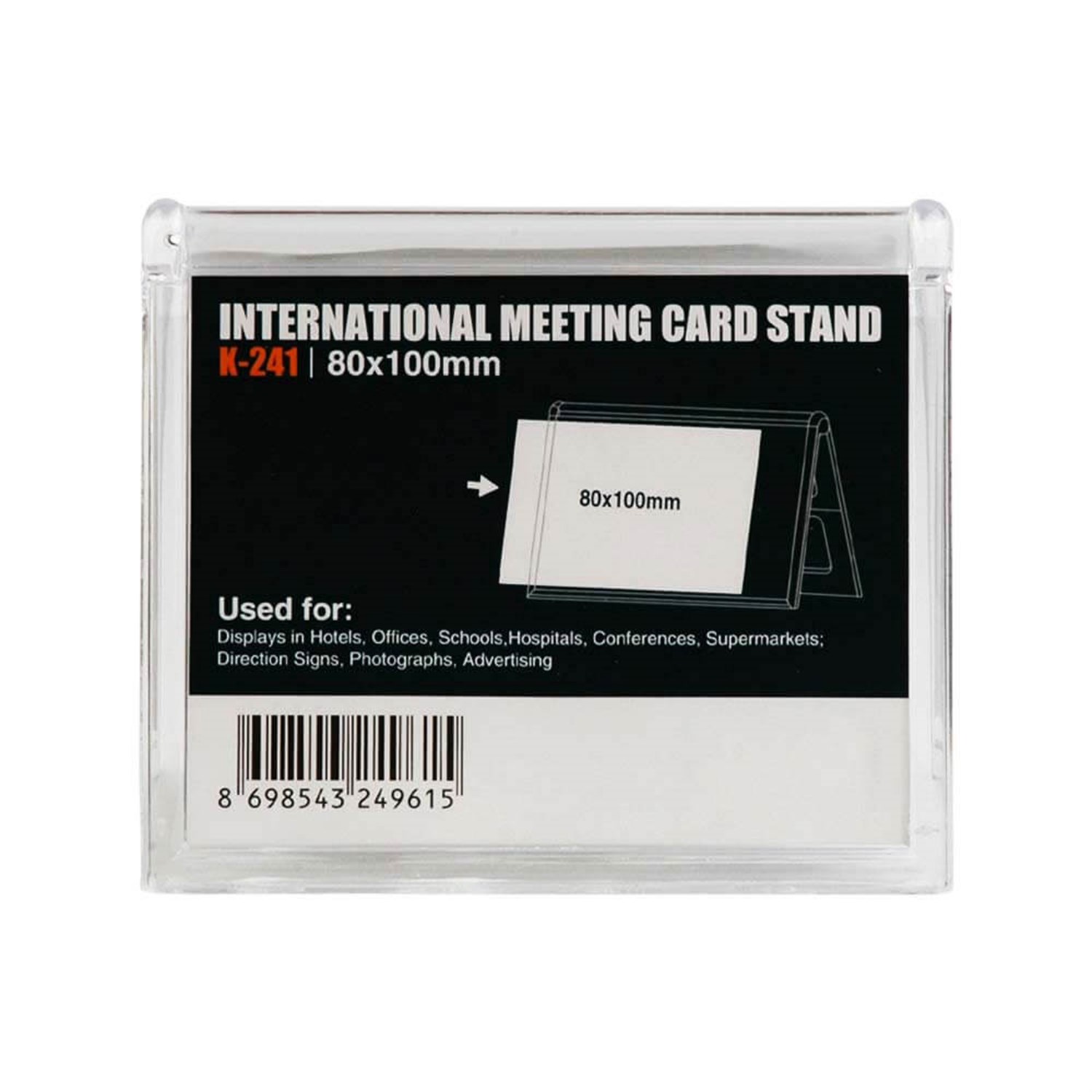 Masaüstü Yatay Kartlık-Reklamlık(80X100mm)